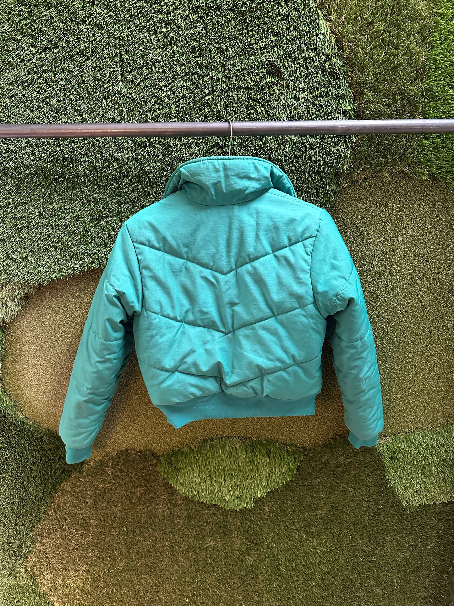 80s The North Face Cropped Puffer Jacket - S