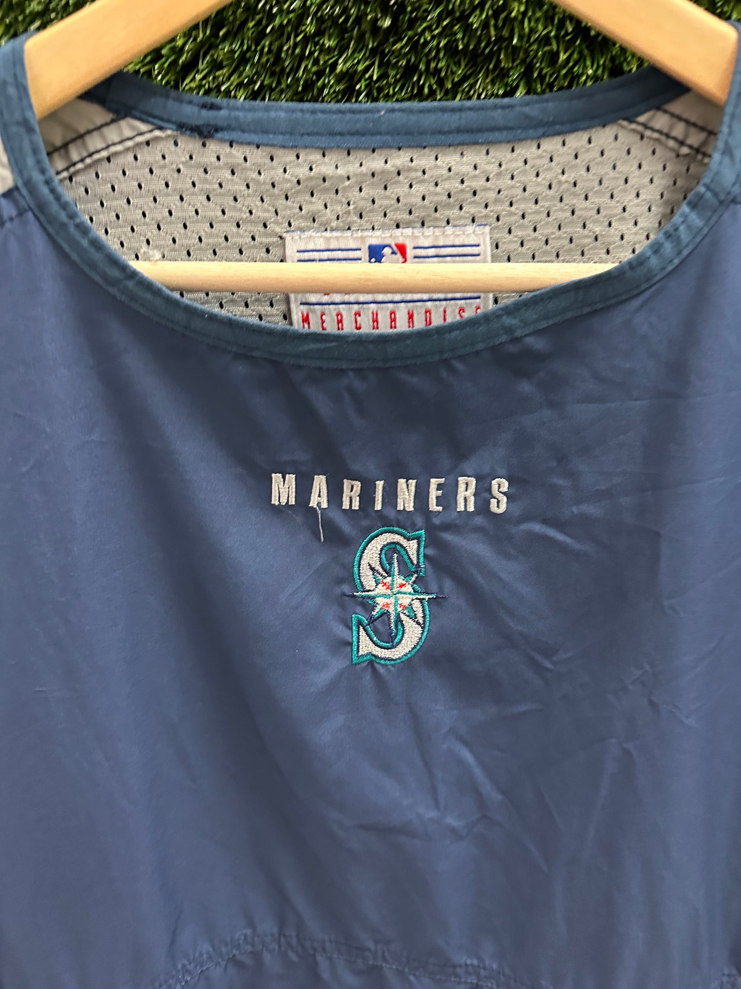 Vintage MLB Seattle Mariners Pullover Light Jacket - M