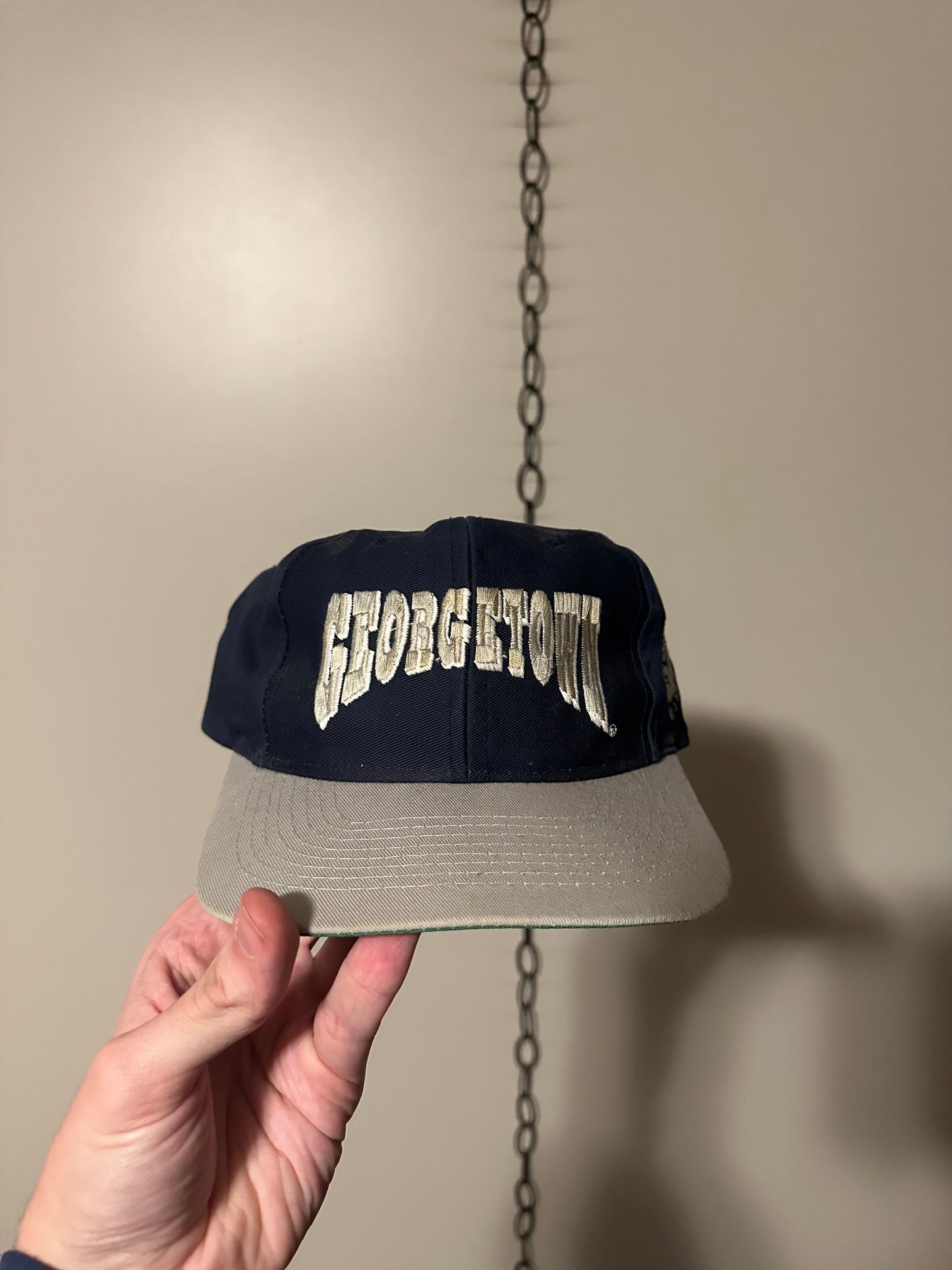 90s Georgetown Hoyas Spellout SnapBack Hat