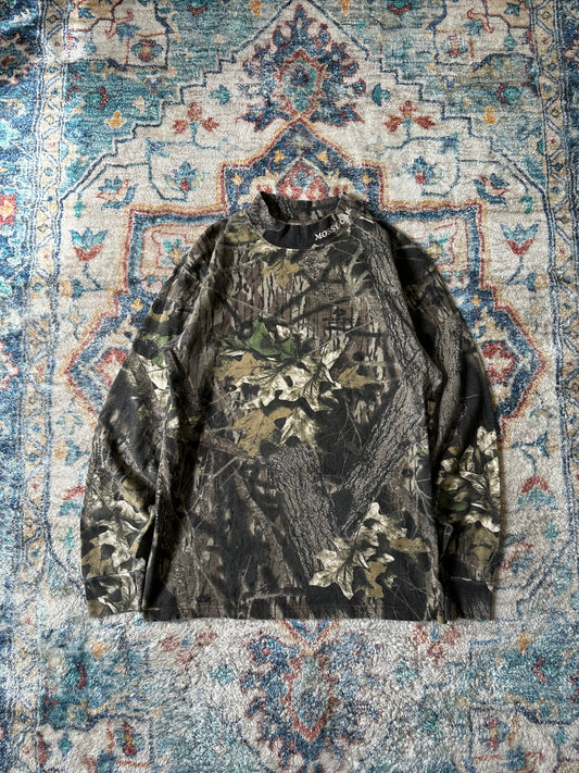 90s Mossy Oak Camouflage Long Sleeve T-shirt - M