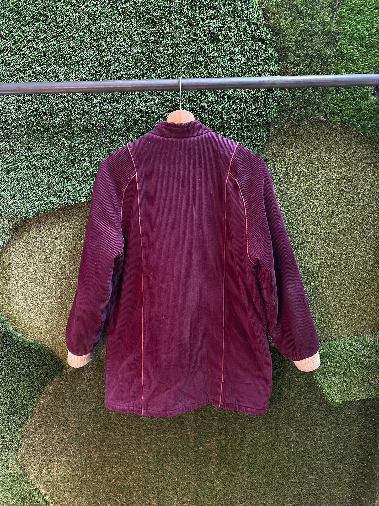 80s ISPO Corduroy Button-up Jacket - L