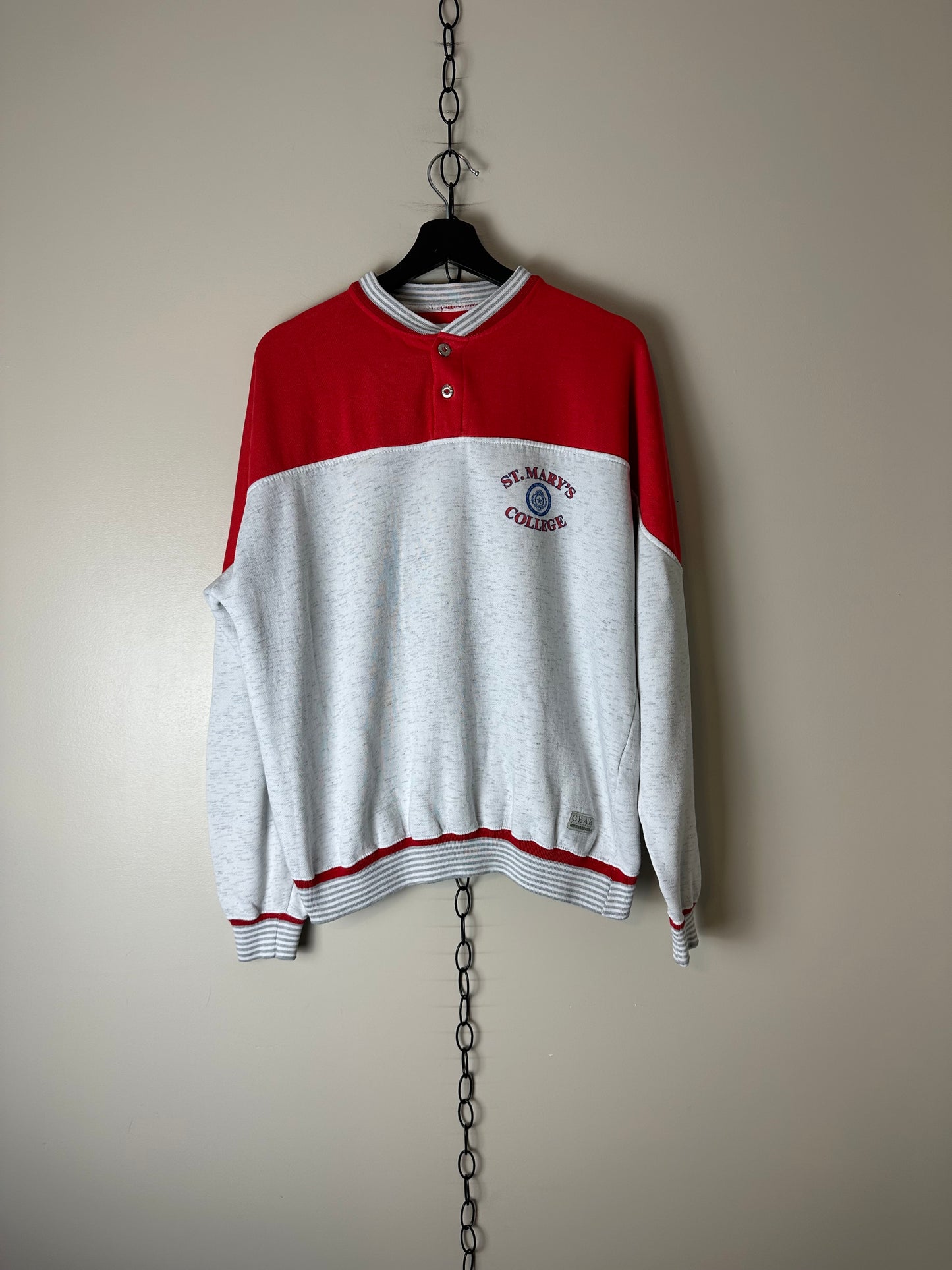 Vintage St. Mary’s College Collegiate Crewneck - M