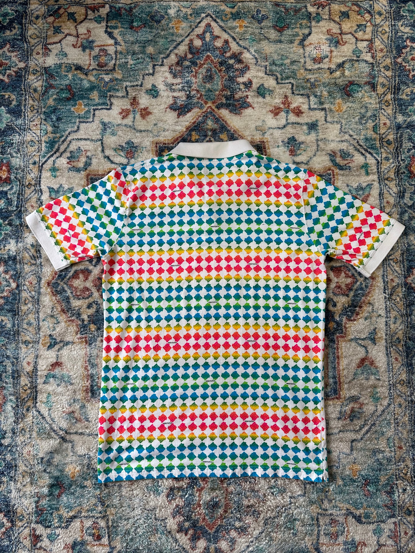 Undefeated All Over Print Polo Shirt - L
