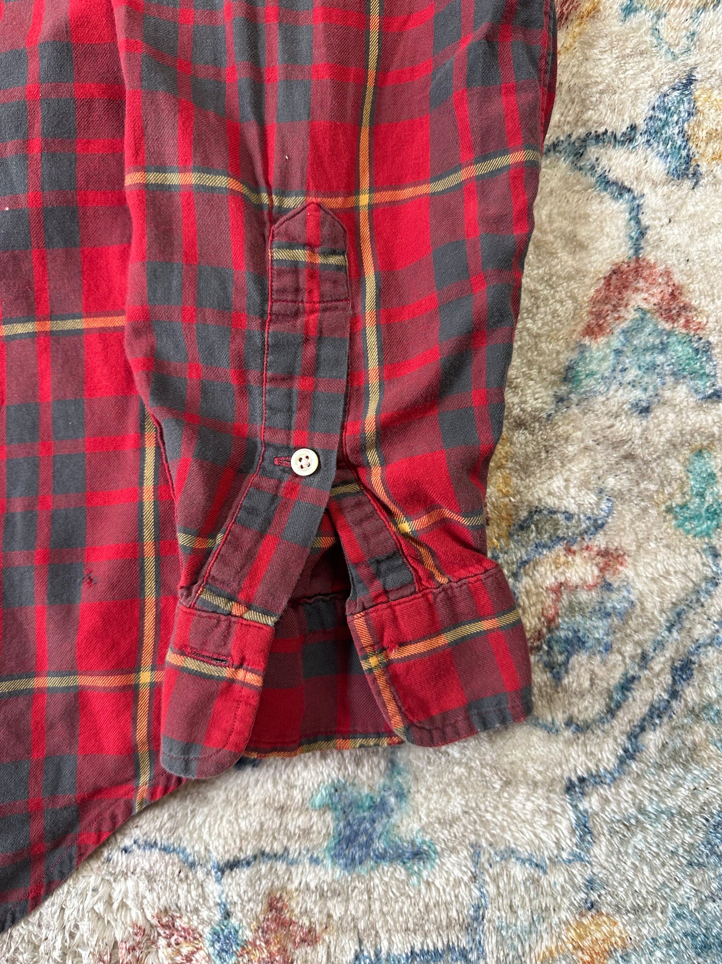 Vintage Polo Ralph Lauren Plaid Buttom-up Shirt Medium