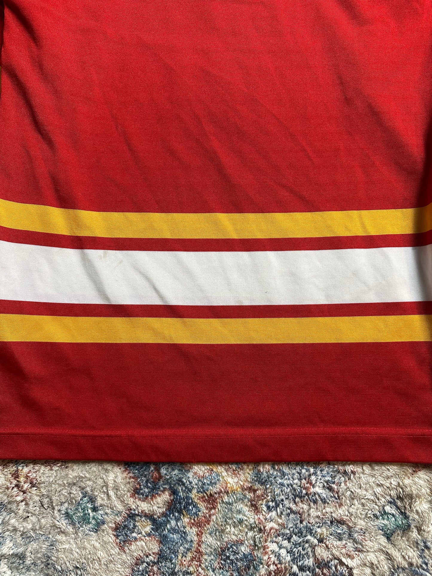 80s NHL Calgary Flames Hockey Jersey - M