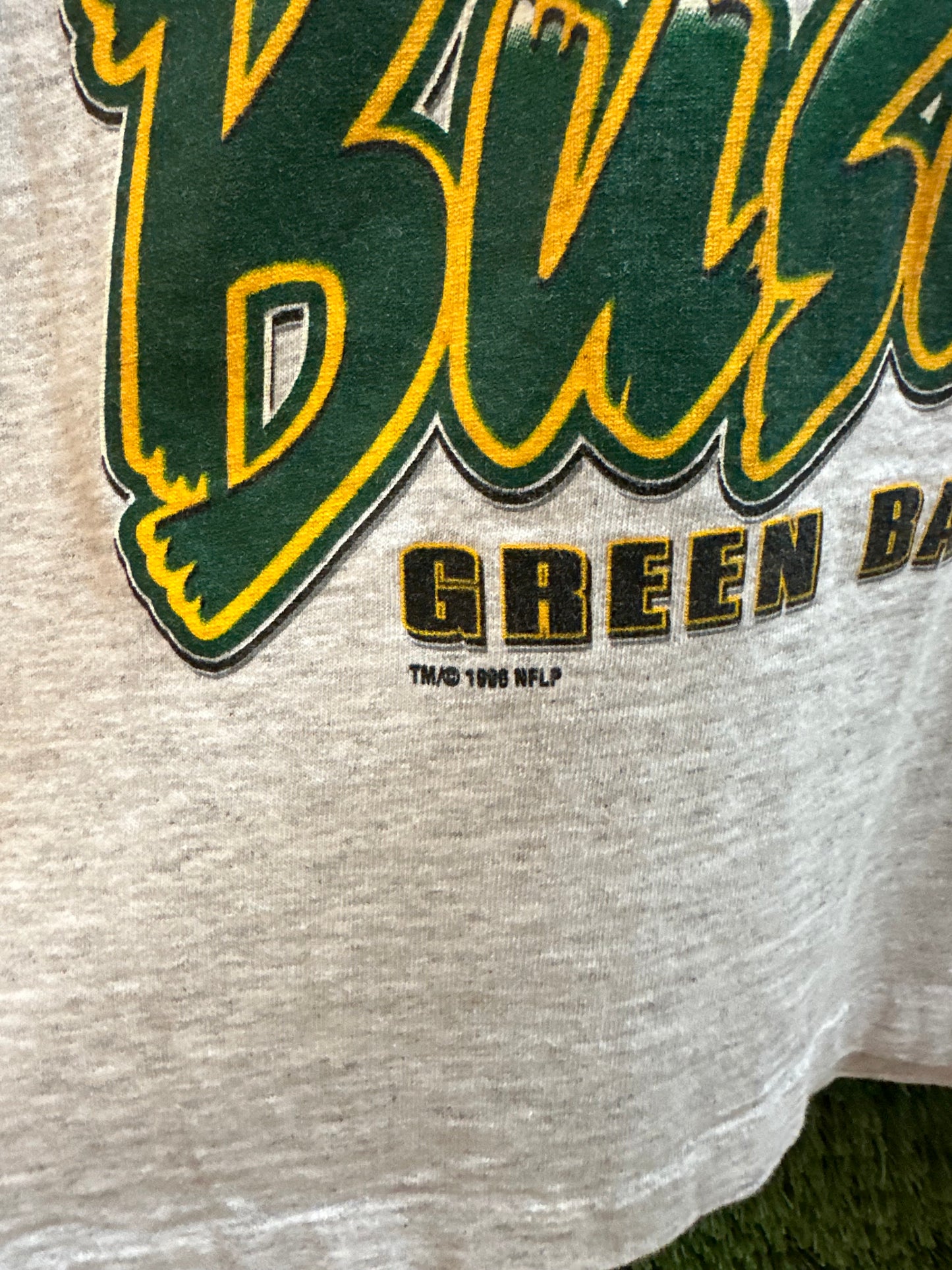 Vintage 1996 Green Bay Packers Unfinished Business T-shirt - M