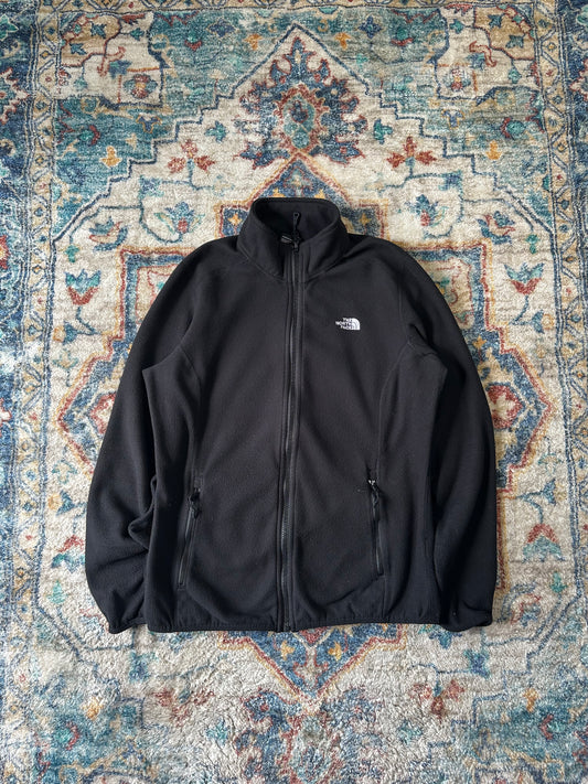 The North Face Black Zip-up Fleece - L