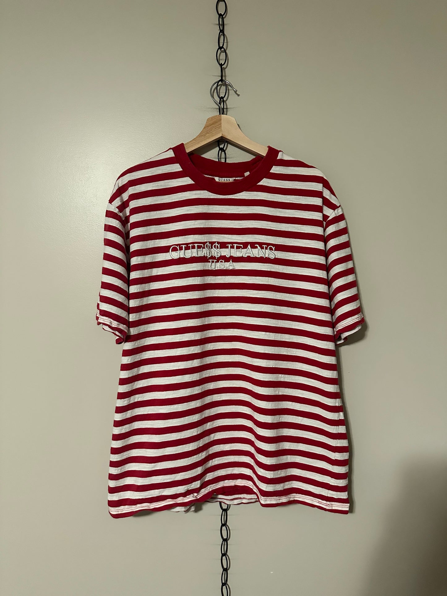 Guess ASAP Rocky Striped T-shirt - L