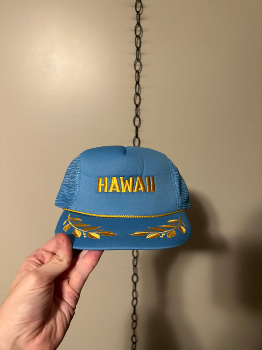 80s Hawaii Spellout Trucker Hat