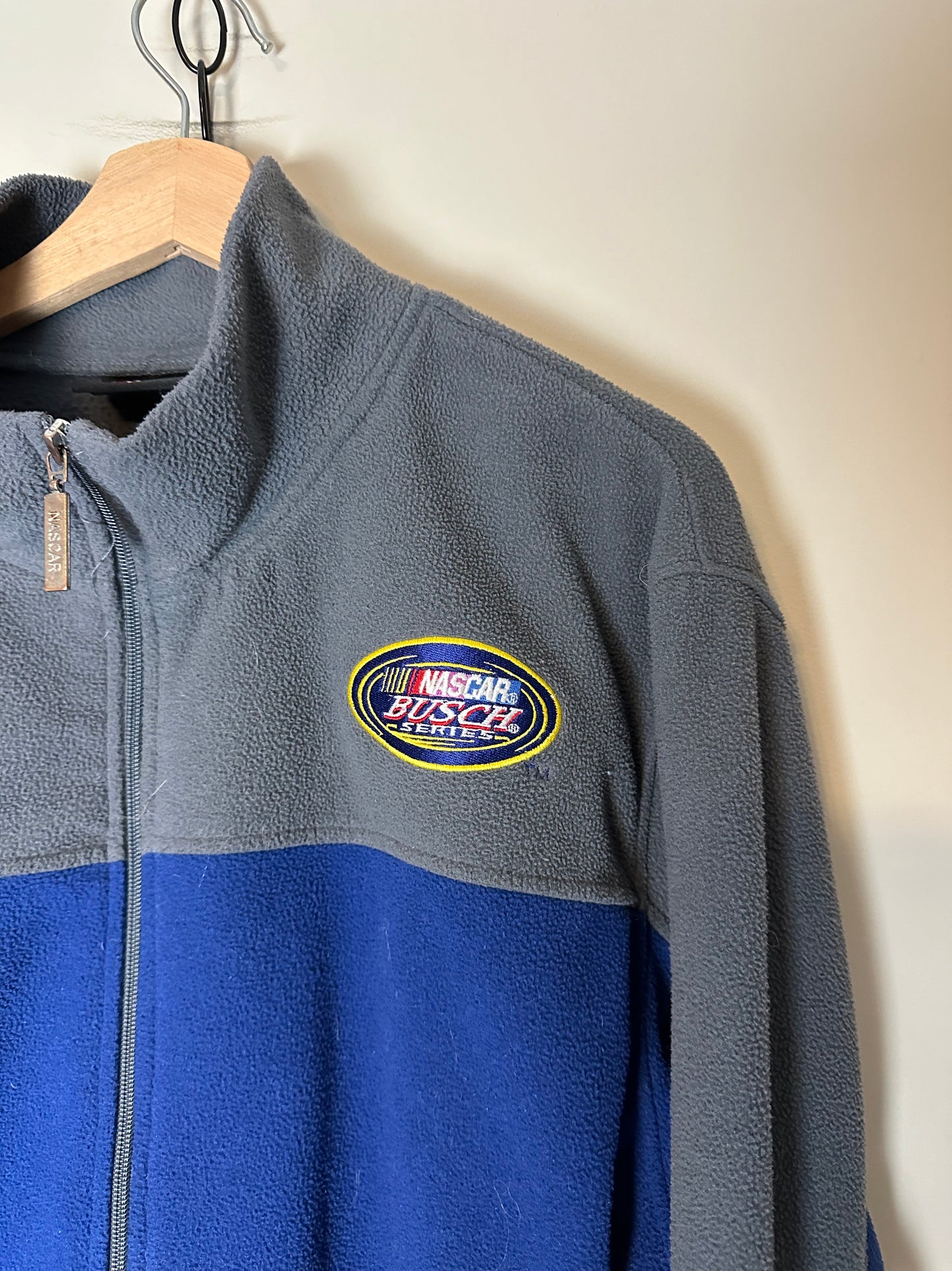 00s NASCAR Busch Series Zip-up Fleece - XL