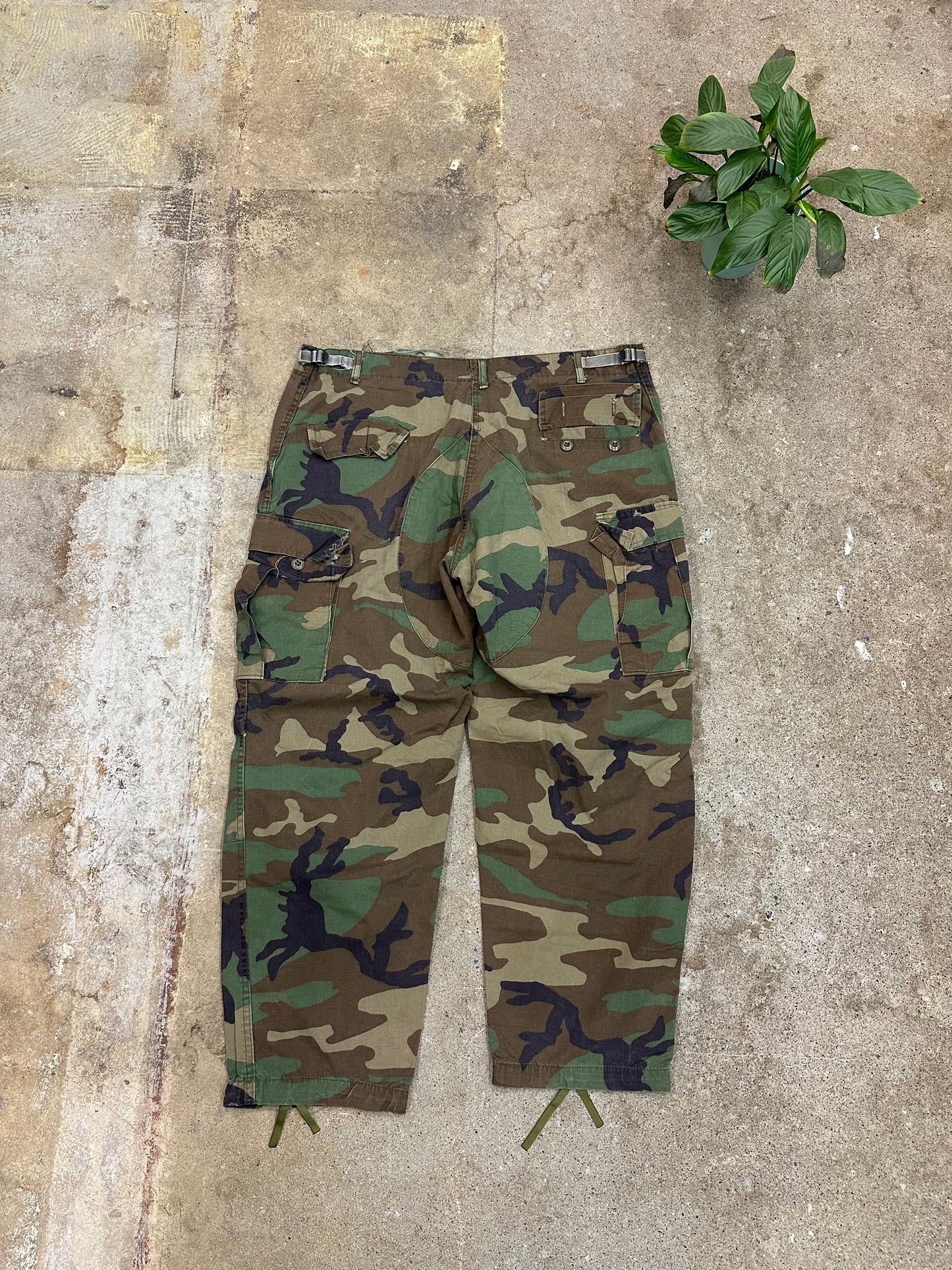 00s Cargo Camouflage Pants - 40