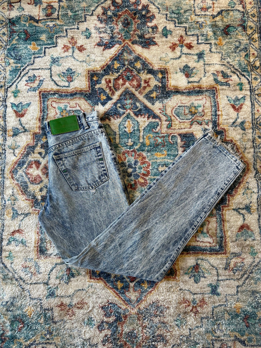 90s Code Bleu Acid Wash Jeans - 30