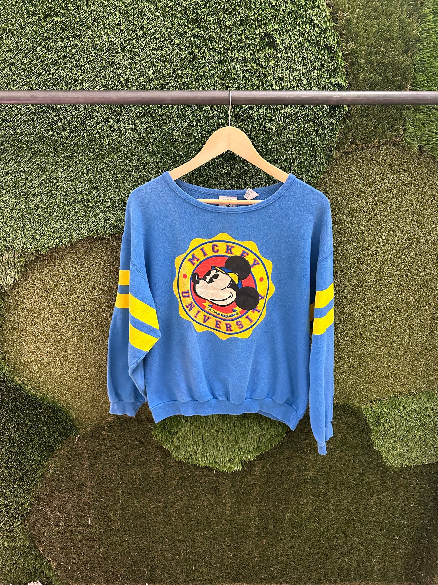 Vintage Disney Mickey Mouse University Crewneck - S