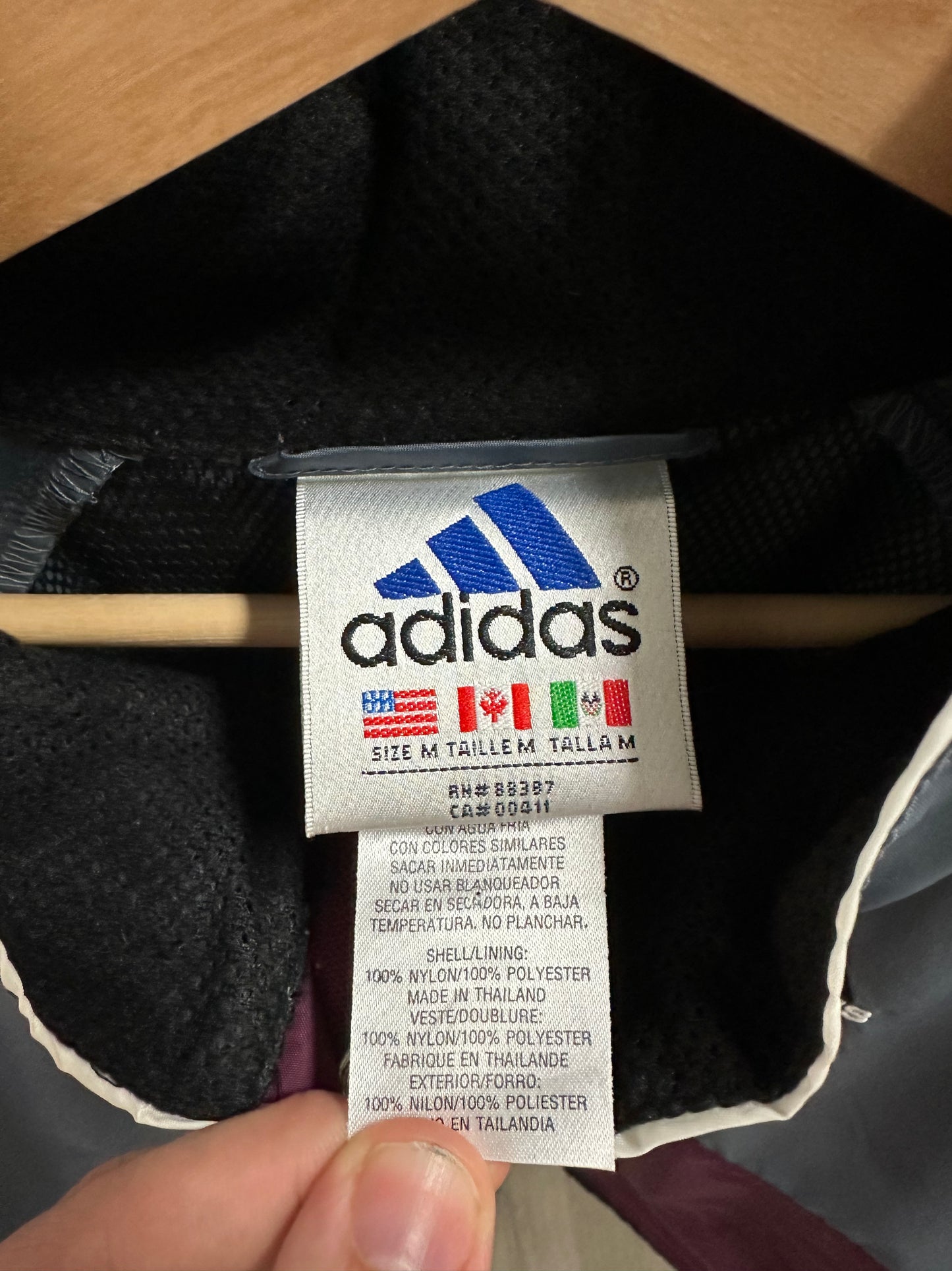 Vintage Adidas 1/2 Zip Light Jacket - M