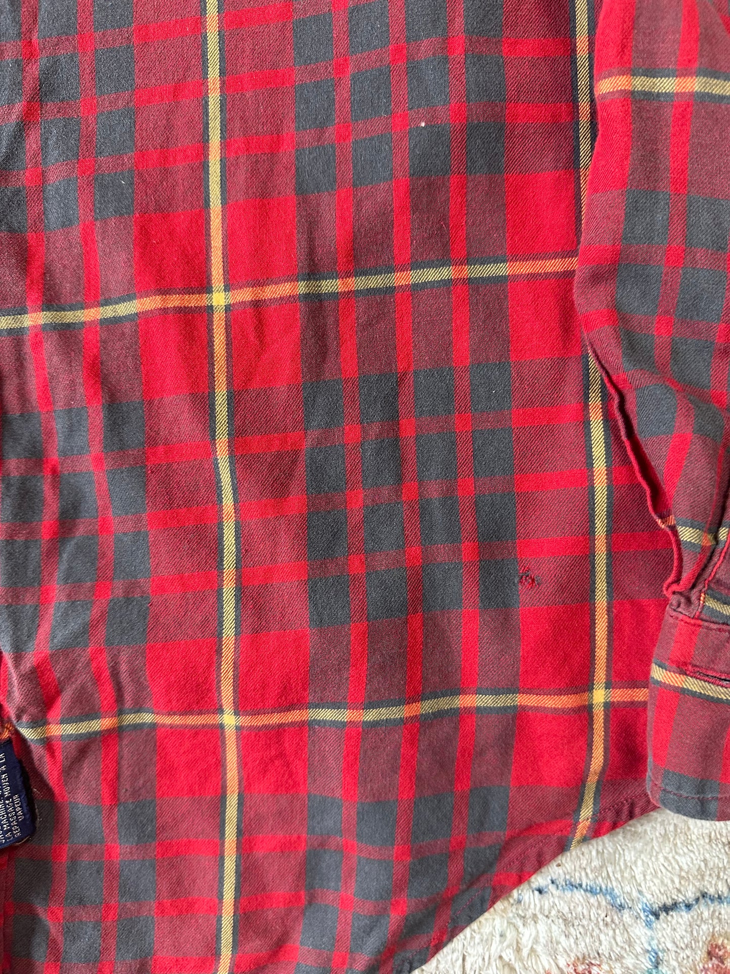 Vintage Polo Ralph Lauren Plaid Buttom-up Shirt Medium