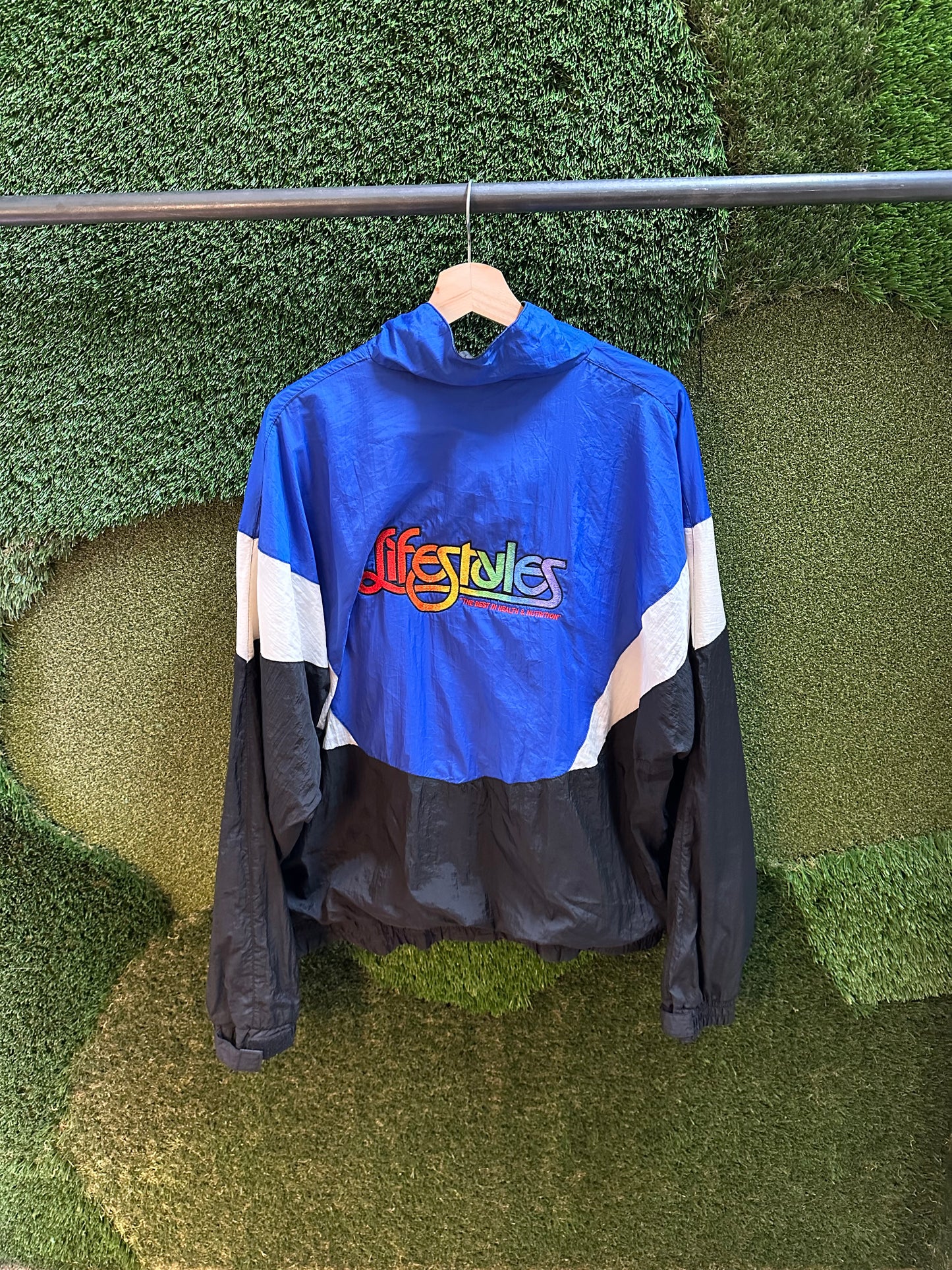 90s Lifestyles Zip-up Light Jacket - XL