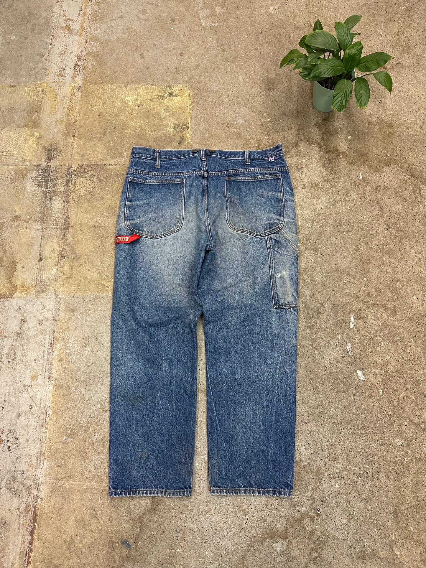 90s Big Bill Distressed Carpenter Jeans - 40