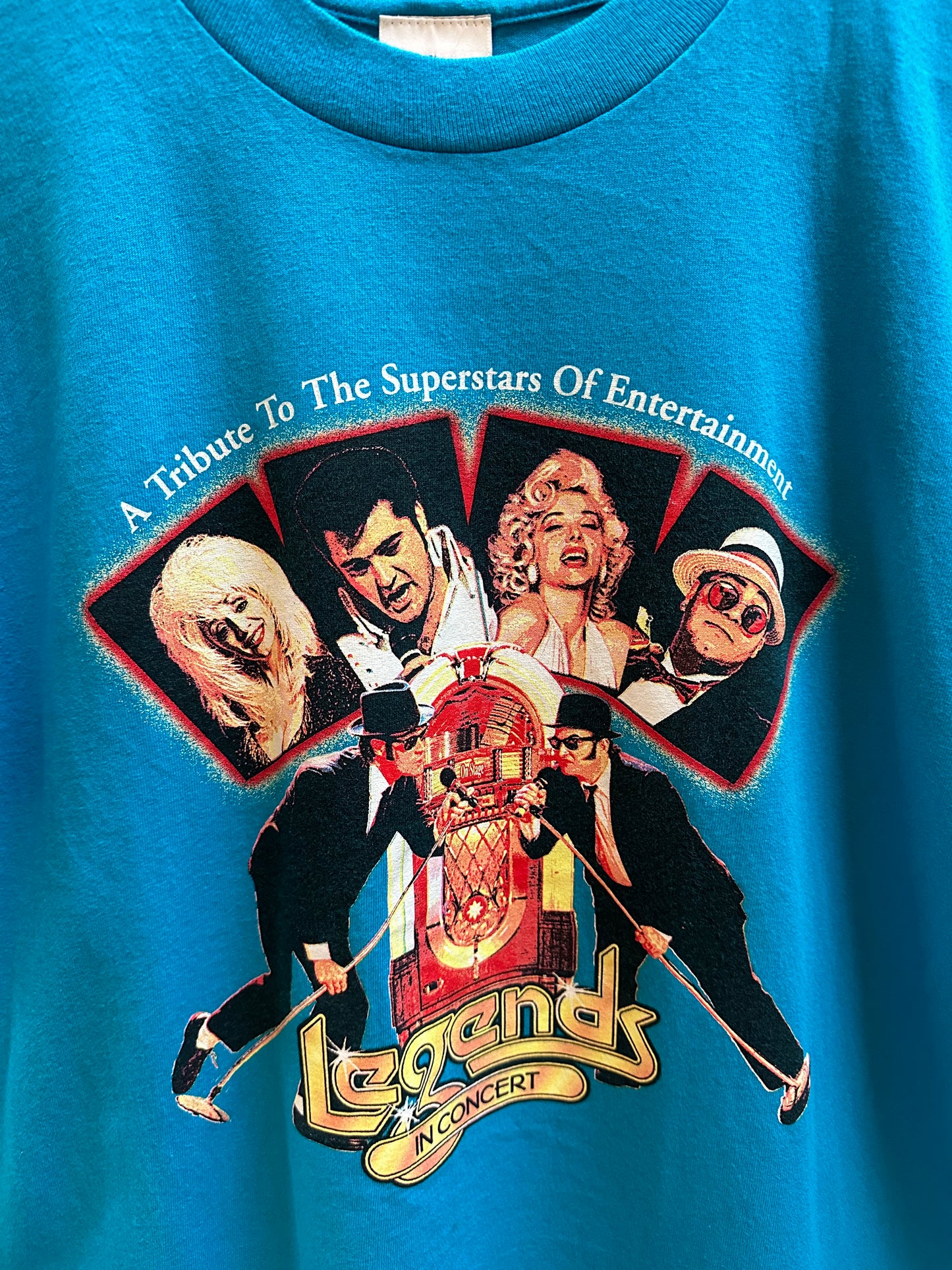 90s Entertainment Legends In Concert T-shirt - L