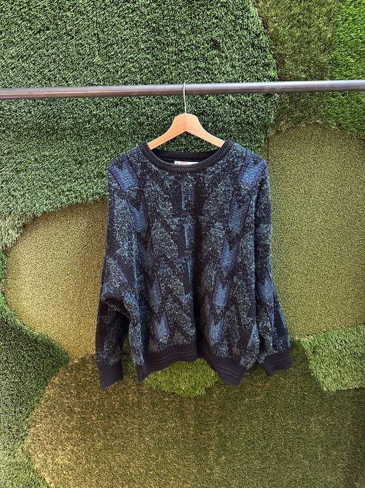 90s Jantzen Abstract Sweater - L