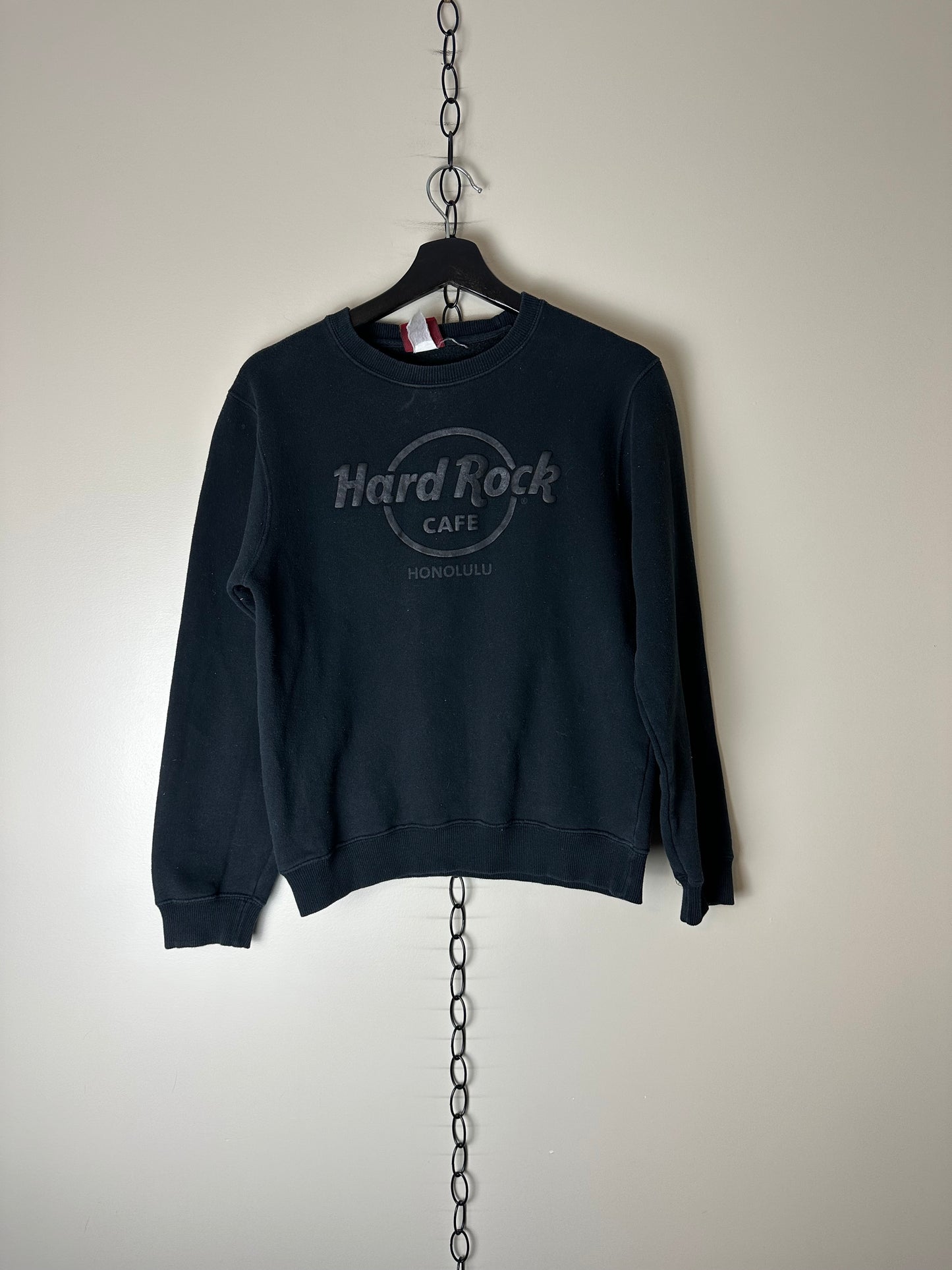 Vintage Hard Rock Cafe Tonal Logo Crewneck - S