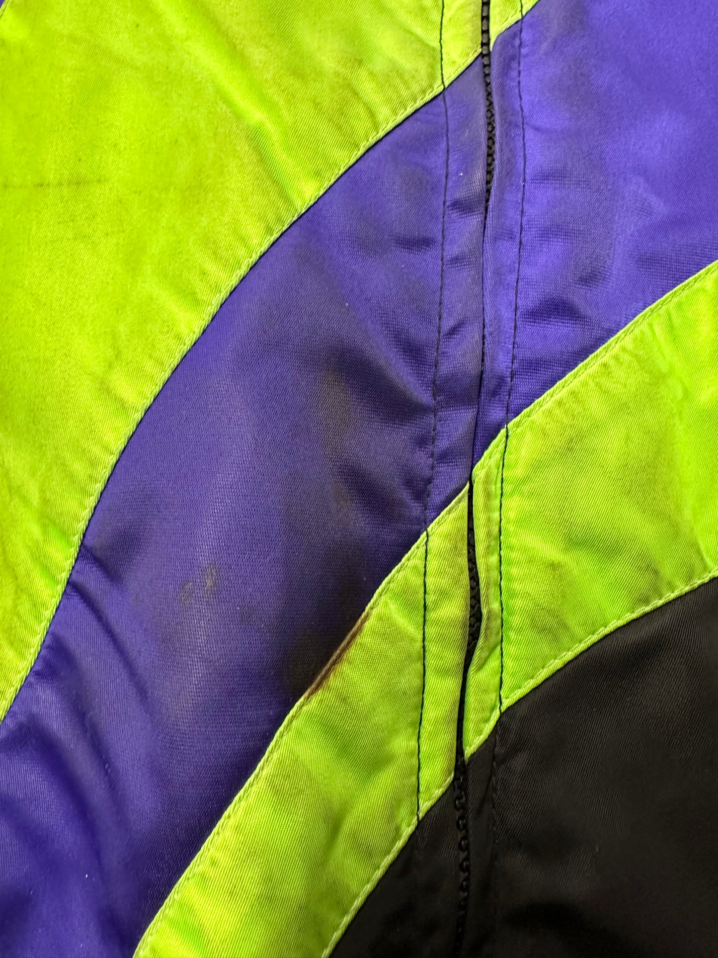 90s Arctic Cat Satin Zip-up Jacket - L