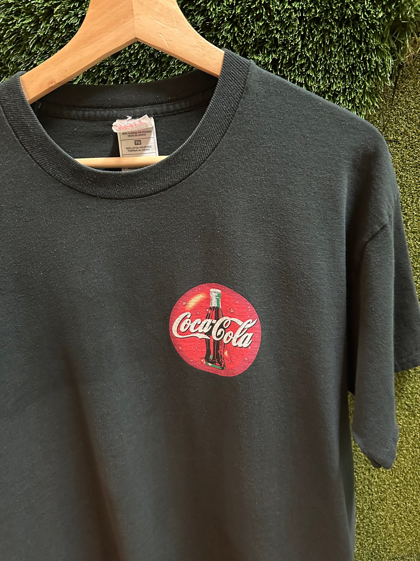 90s Coca-Cola Logo T-shirt - XL