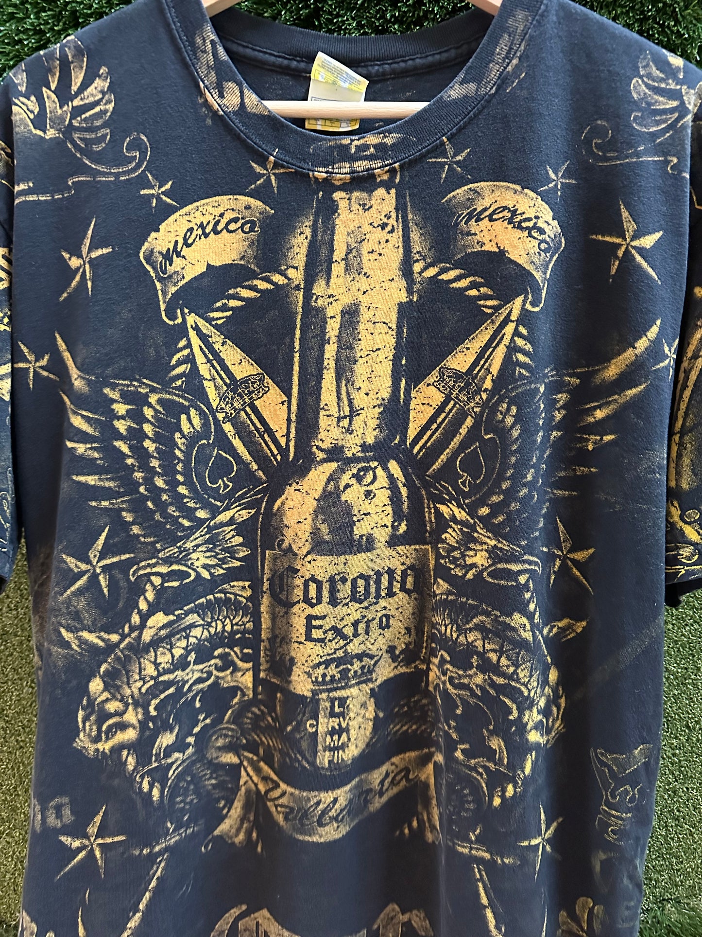 Corona Beer All Over Print T-shirt - L