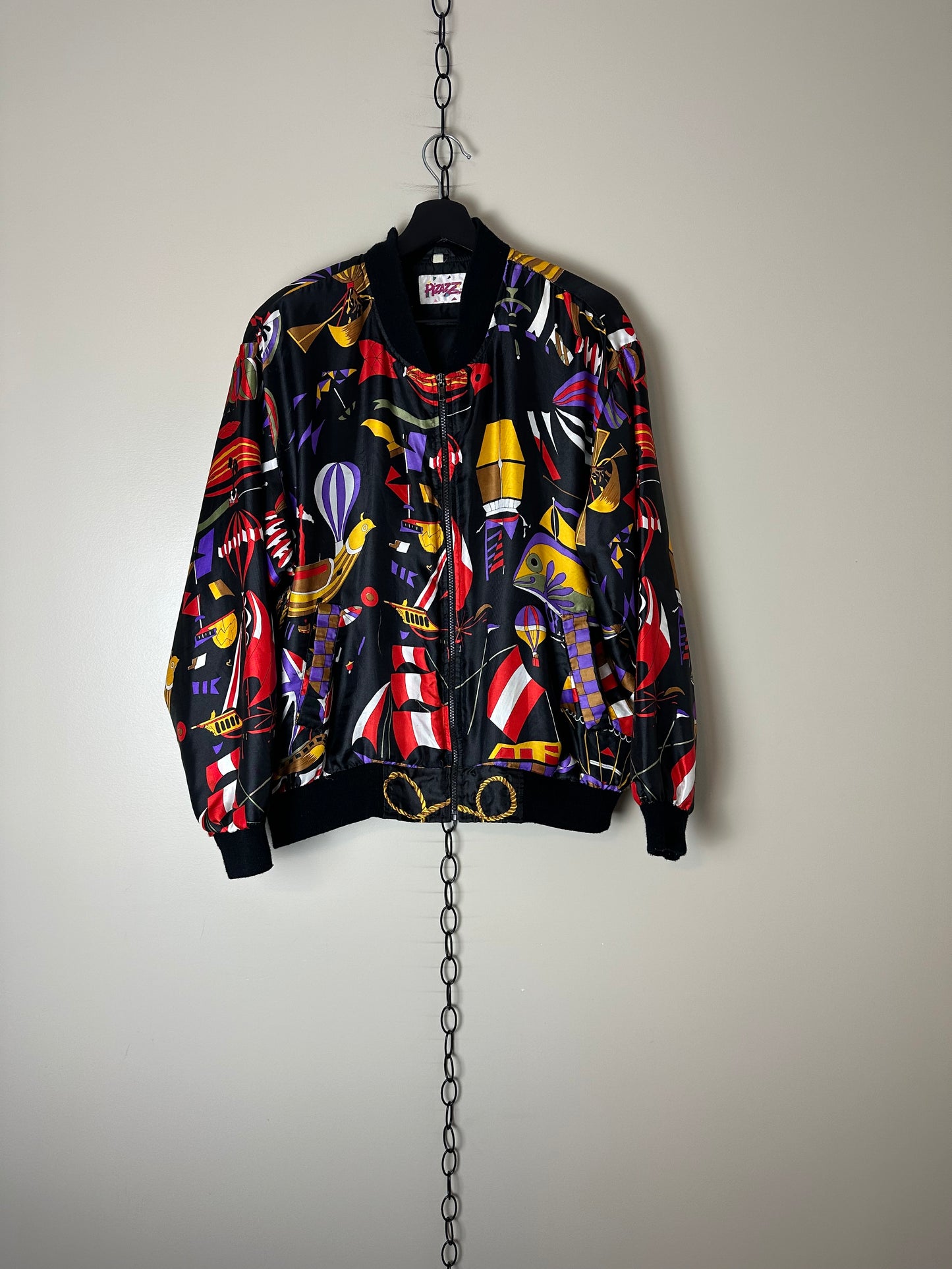 Vintage Pizazz New Year All Over Print Light Jacket - XL