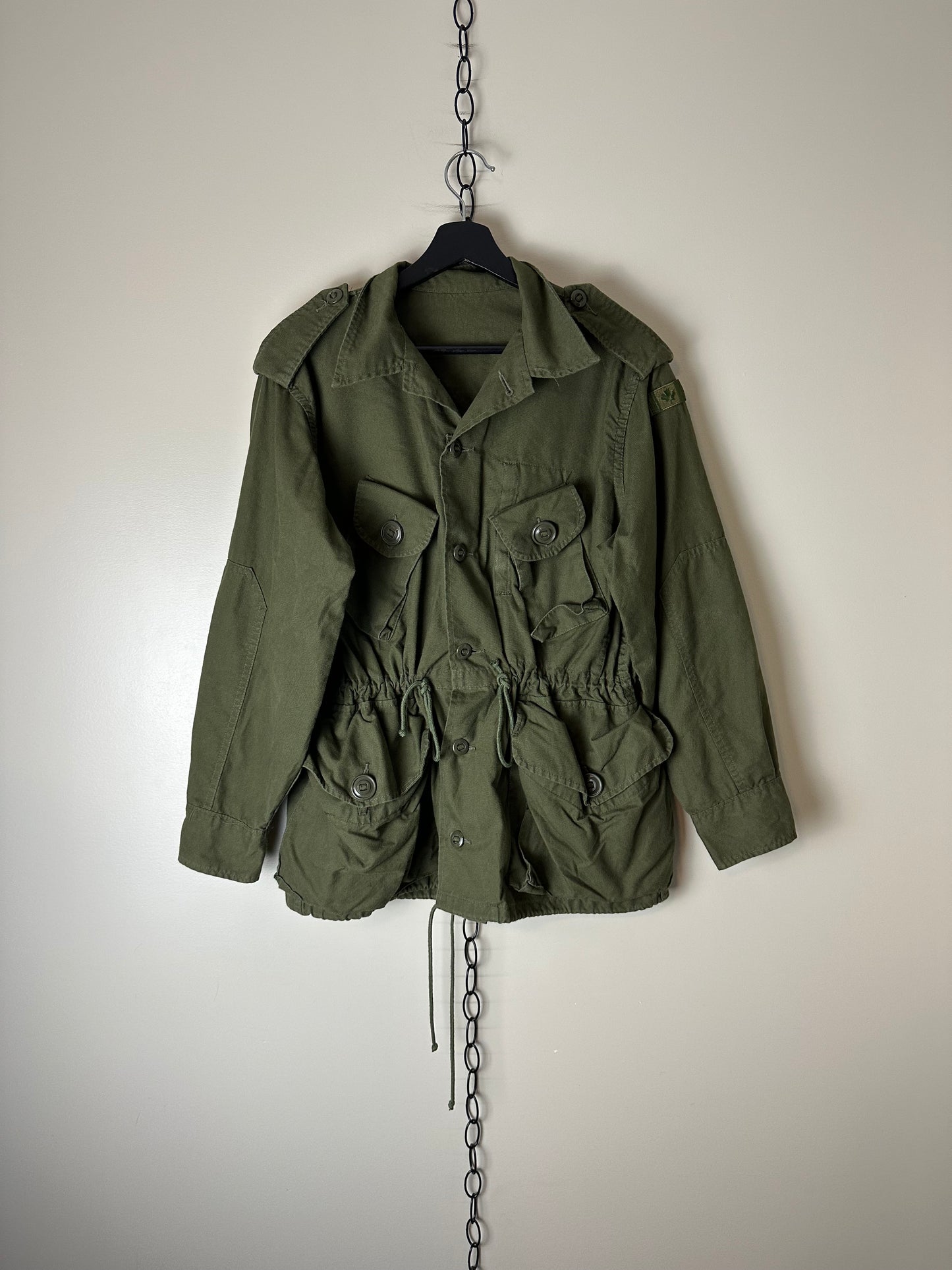 Vintage Multi Pocket Military Jacket - L