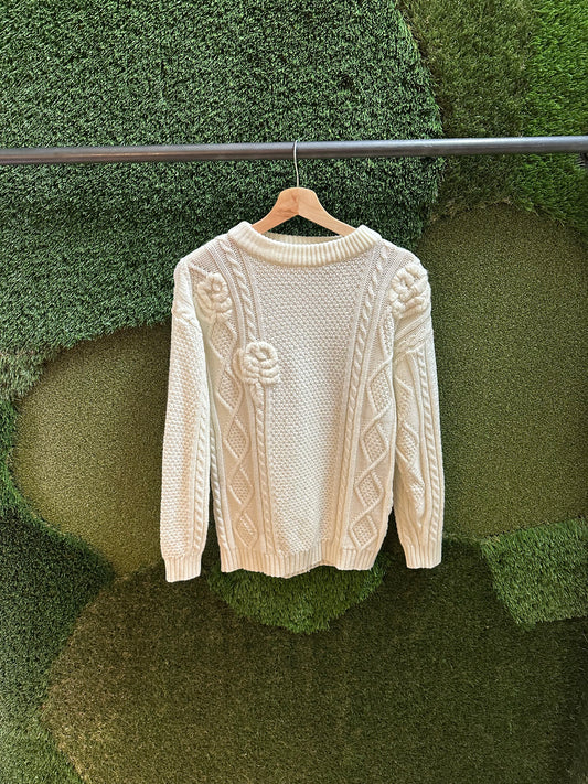 90s Woodward’s Cable Knit Sweater - S