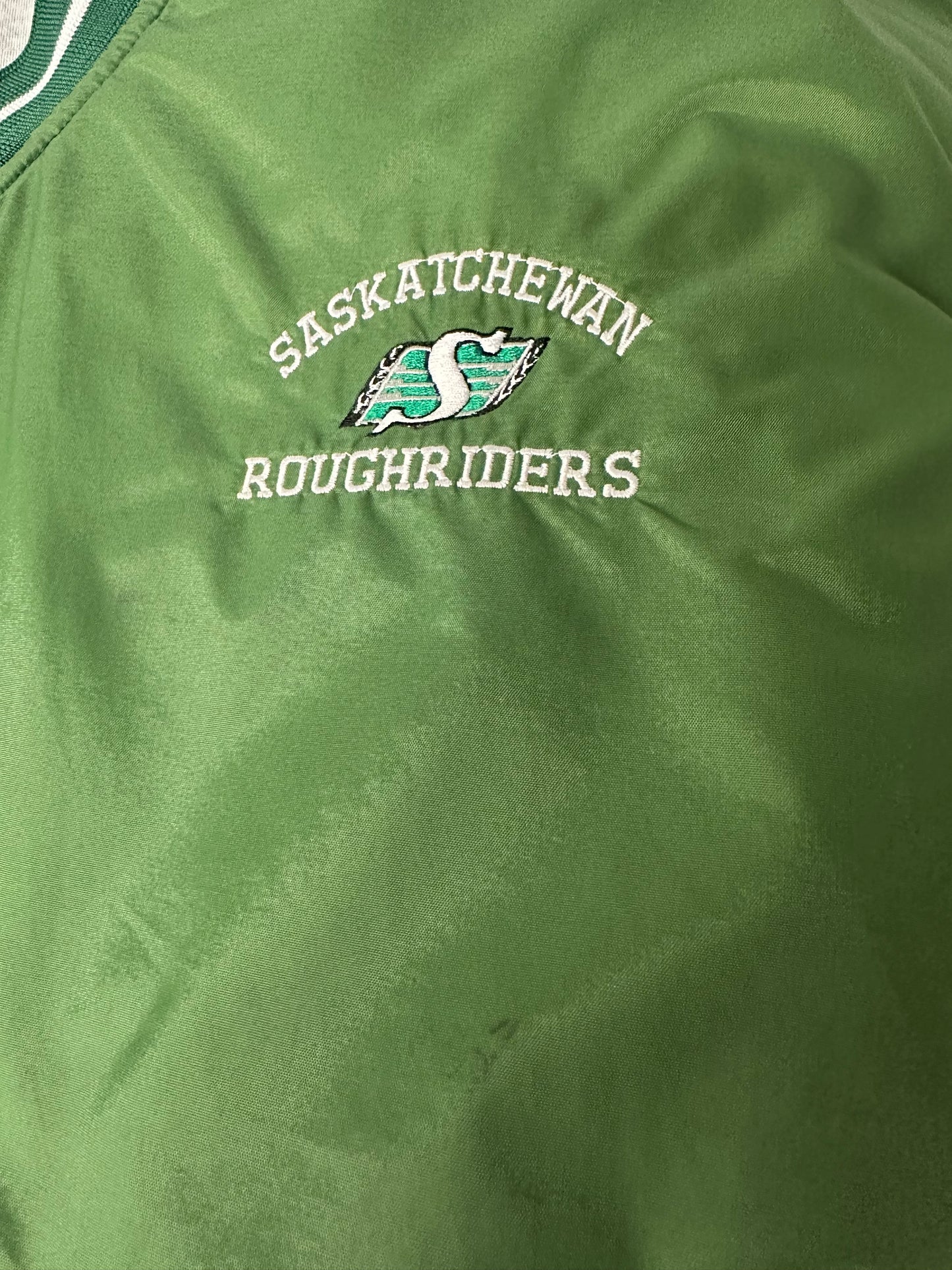 90s CFL Saskatchewan Roughriders Pullover Light Jacket - XXXL