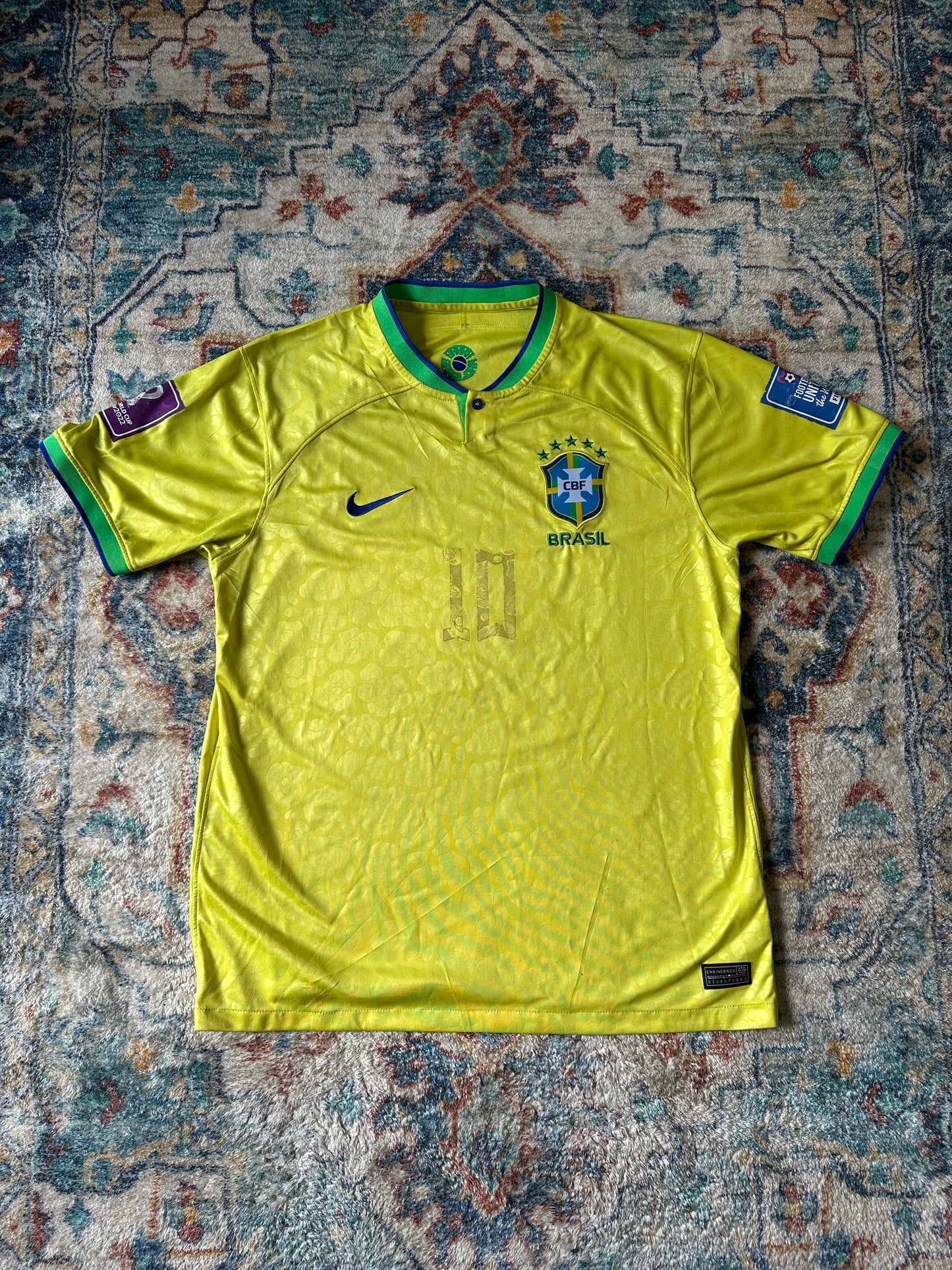 Nike Brazil Neymar World Cup Soccer Jersey - XL