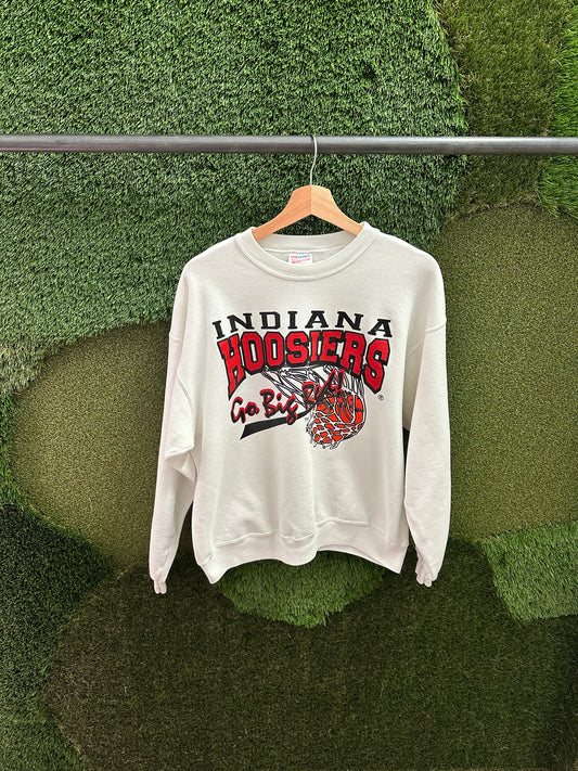 Vintage NCAA Indiana Hoosiers Basketball Crewneck - XL