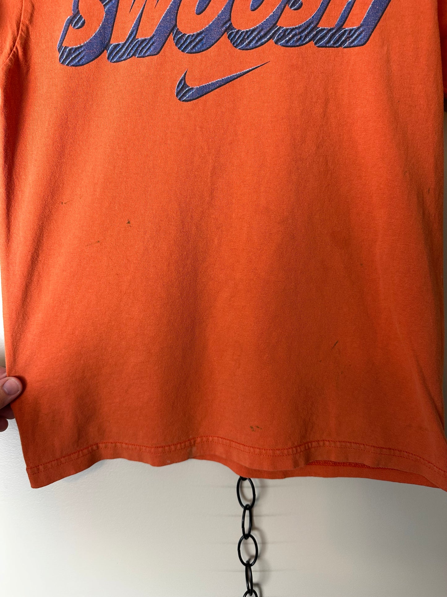 Vintage Nike Swoosh Spellout T-shirt - M