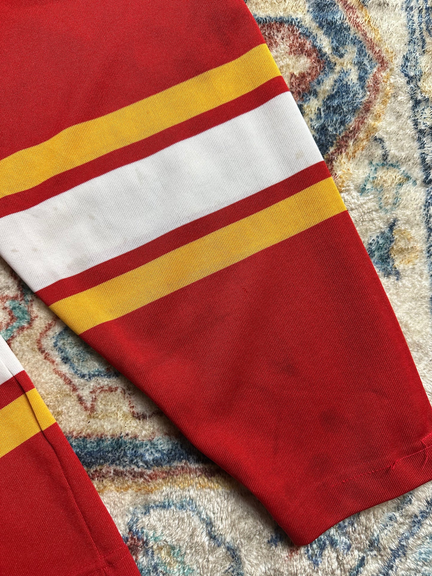 80s NHL Calgary Flames Hockey Jersey - M