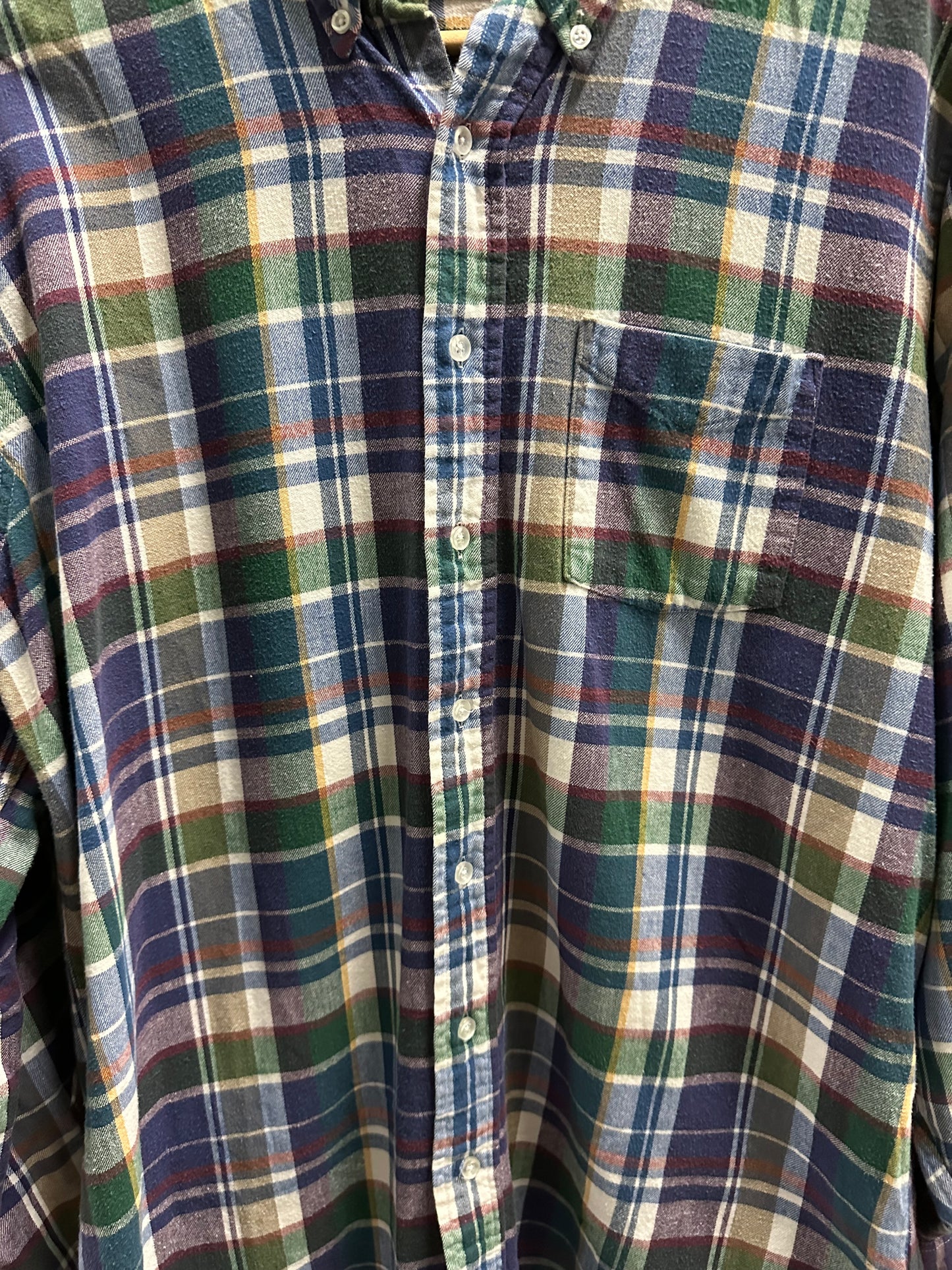 Vintage L.L Bean USA Made Plaid Flannel - L