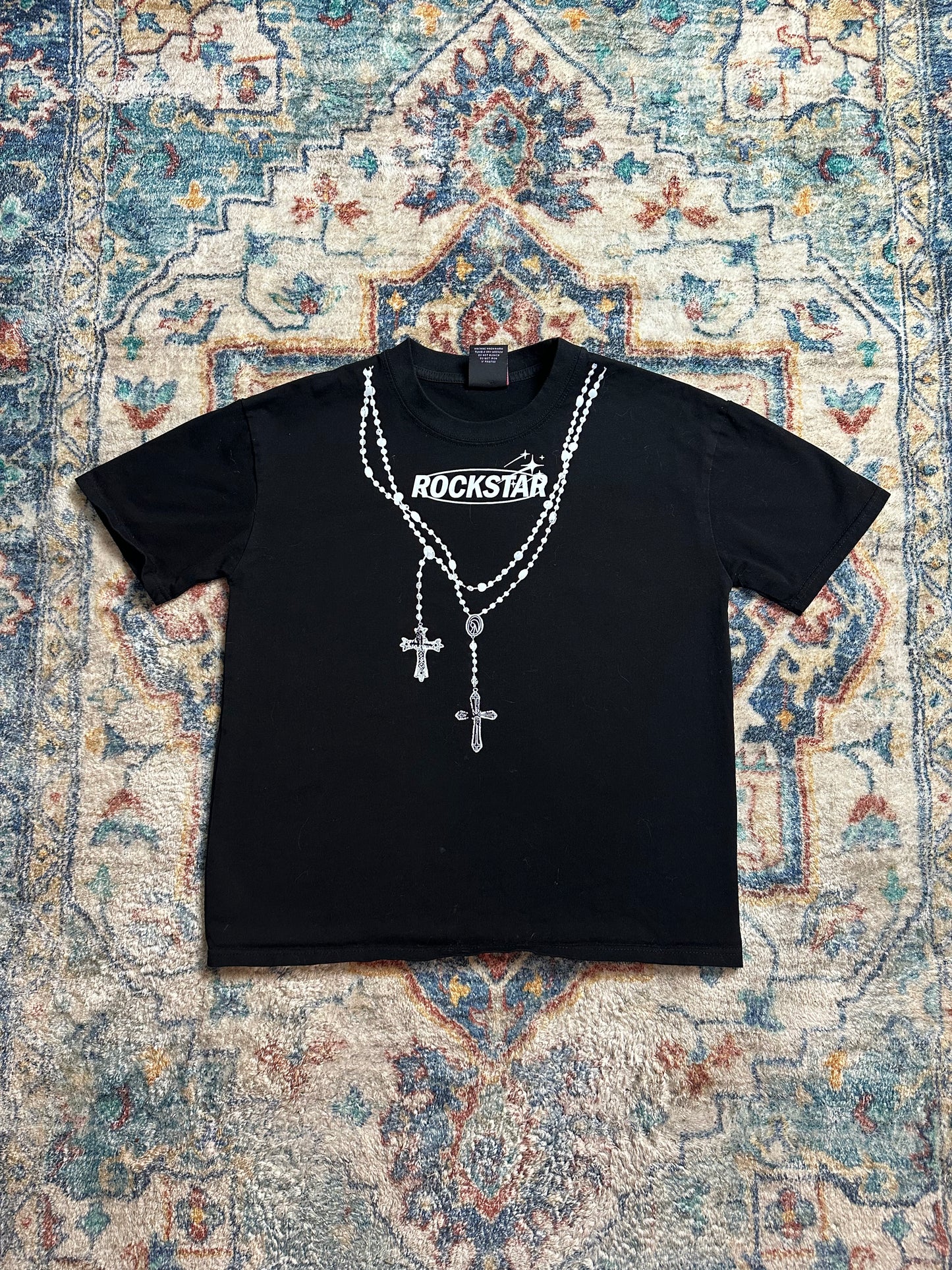00s Rockstar Crosses T-shirt - M