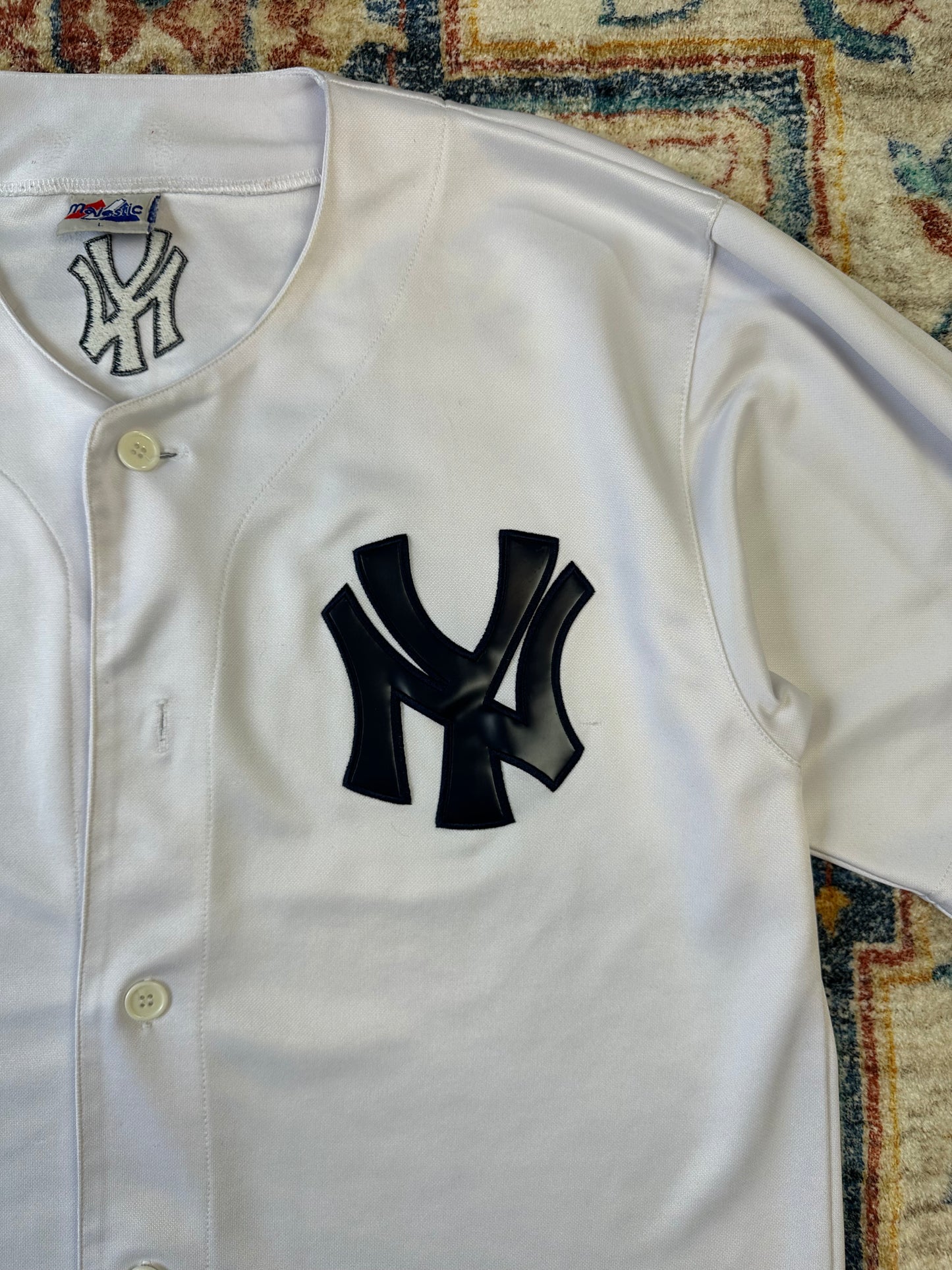 00s Majestic New York Yankees Jersey - L