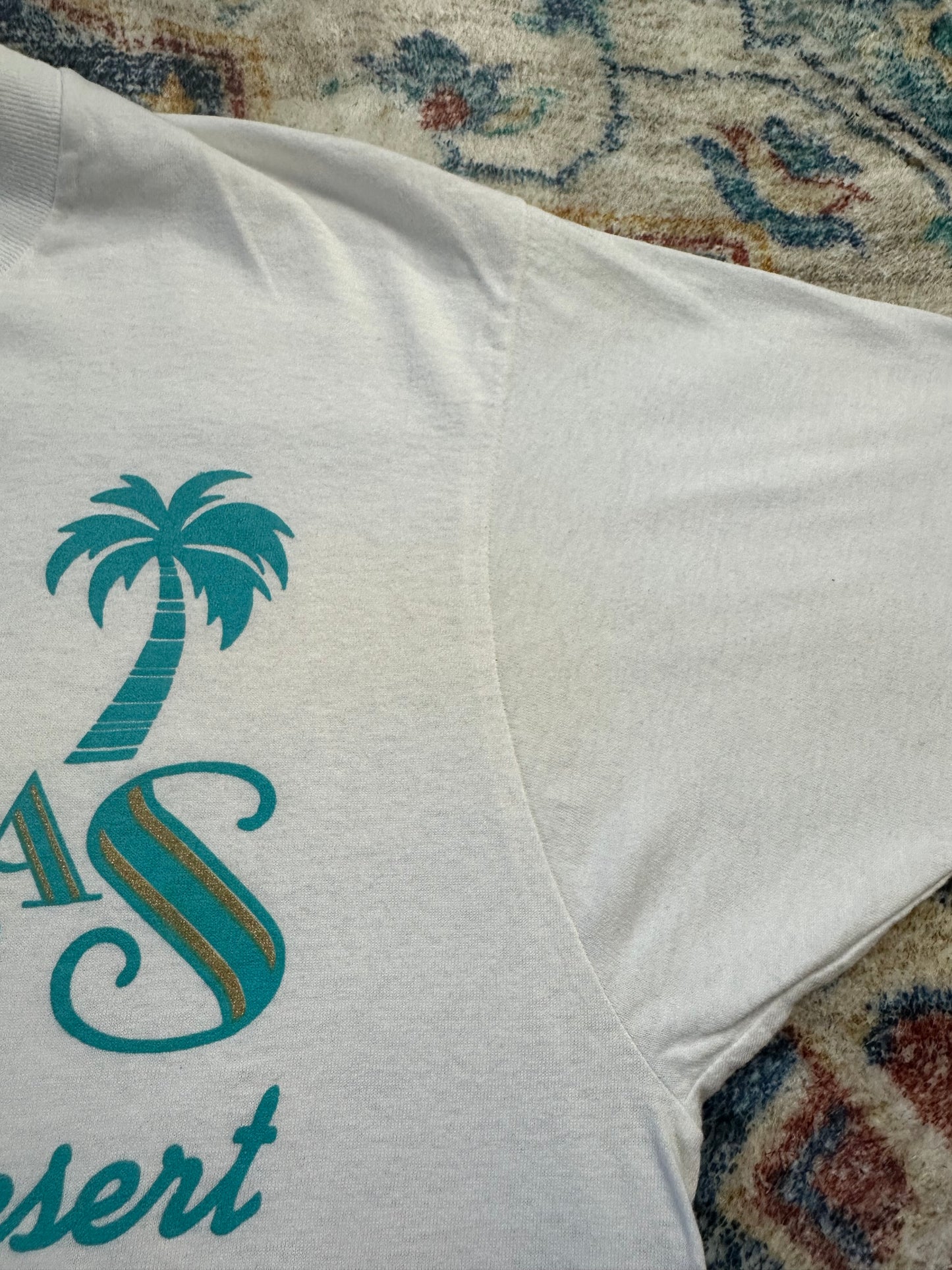 80s Las Vegas Palm Trees T-shirt - L