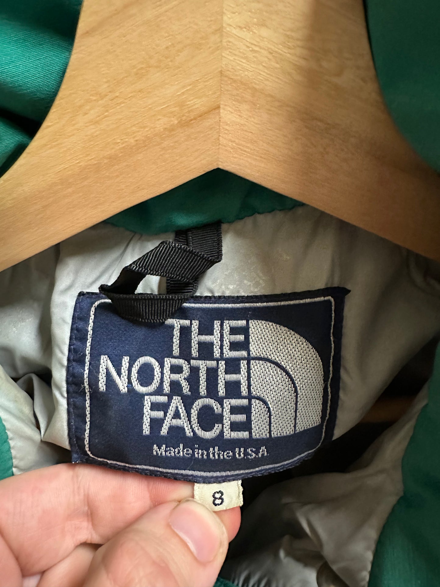 80s The North Face Cropped Puffer Jacket - S