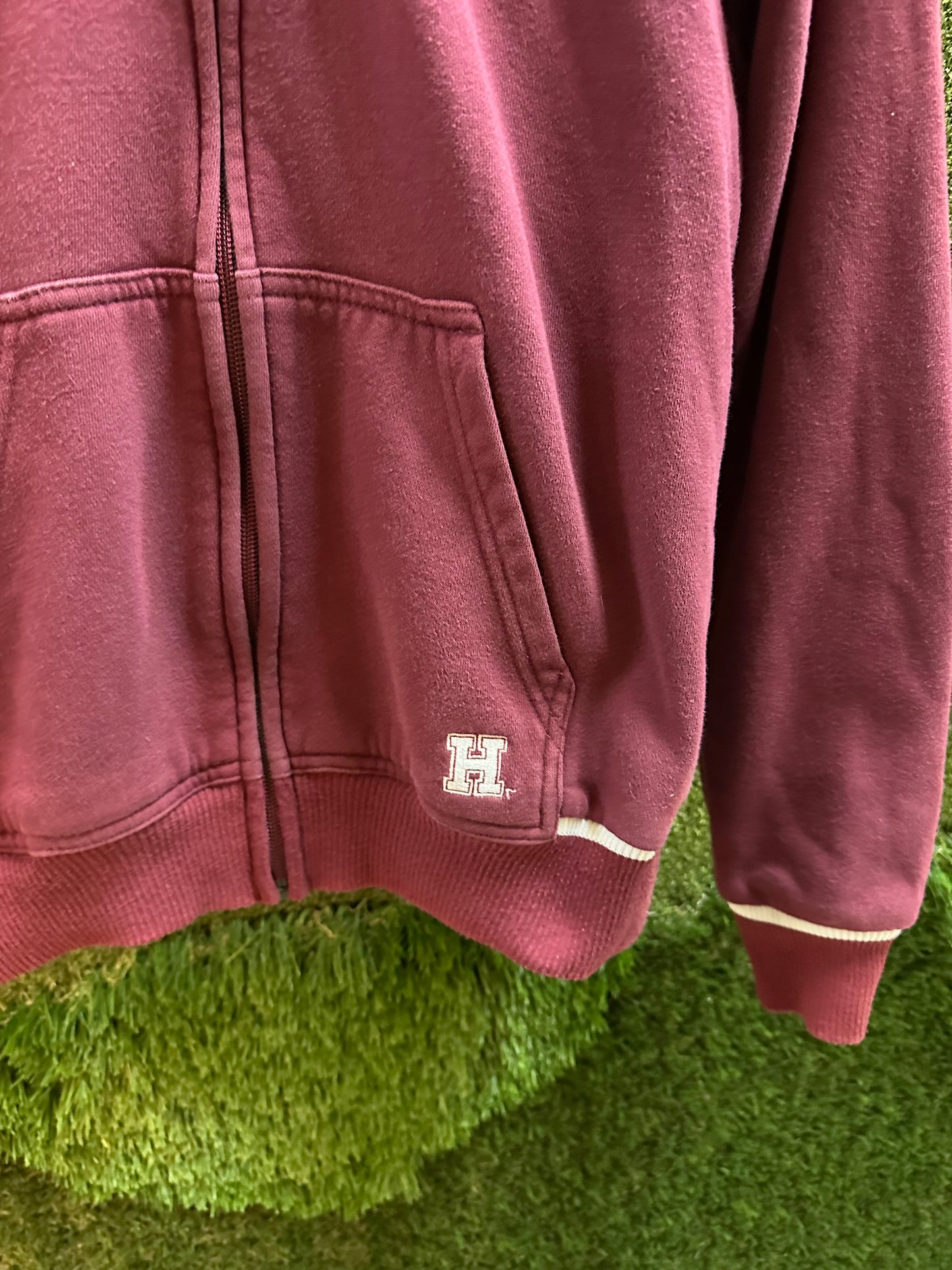 00s Nike NCAA Harvard Zip-up Hoodie - M