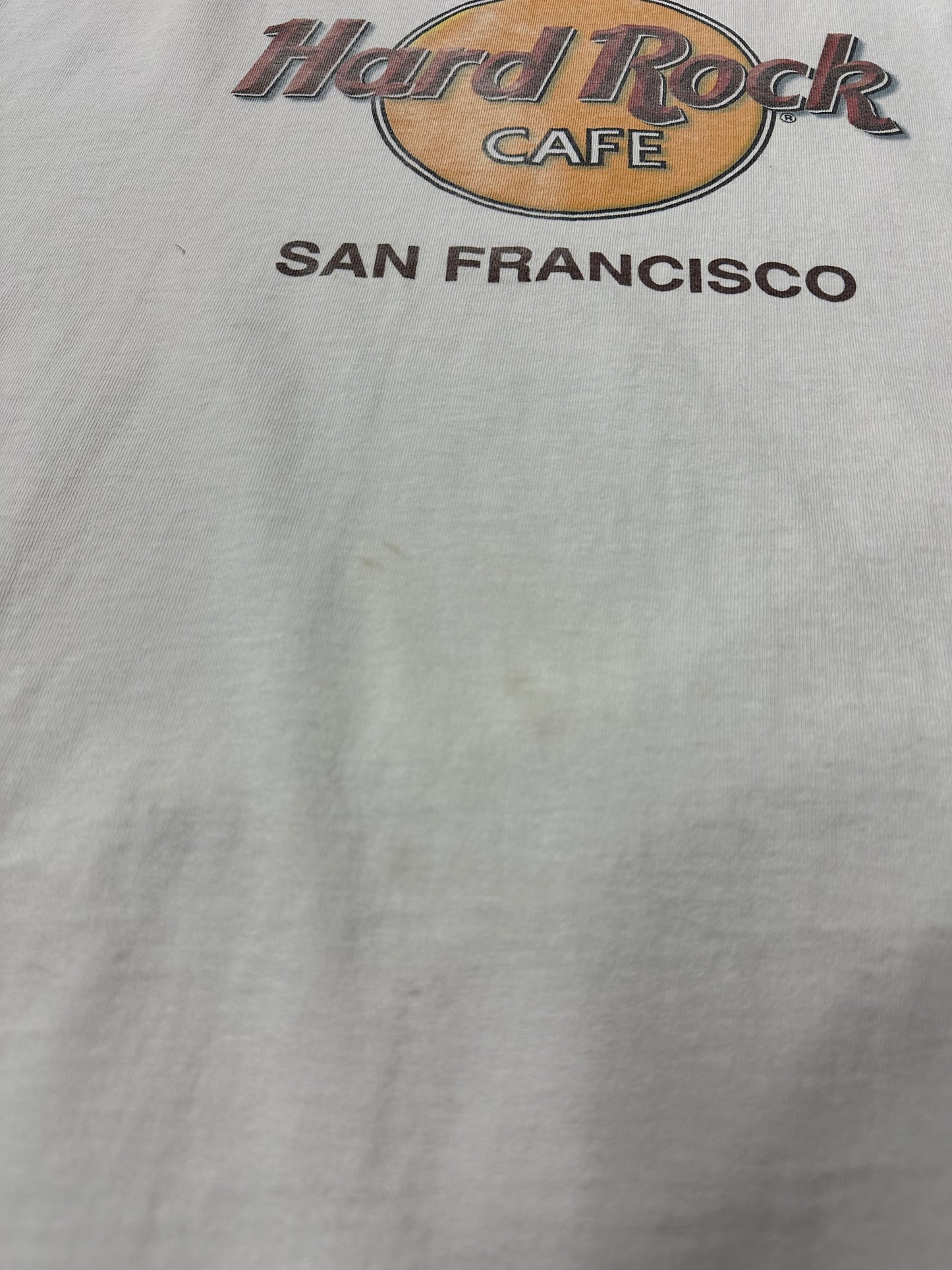 90s Hard Rock Cafe San Fransisco Logo T-shirt - XL