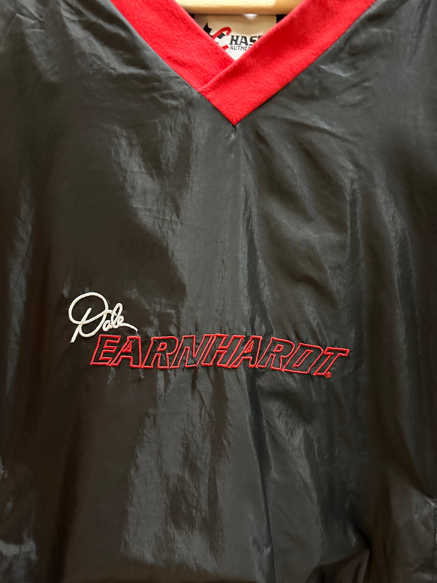 00s NASCAR Dale Earnhardt Spellout Light Jacket - L