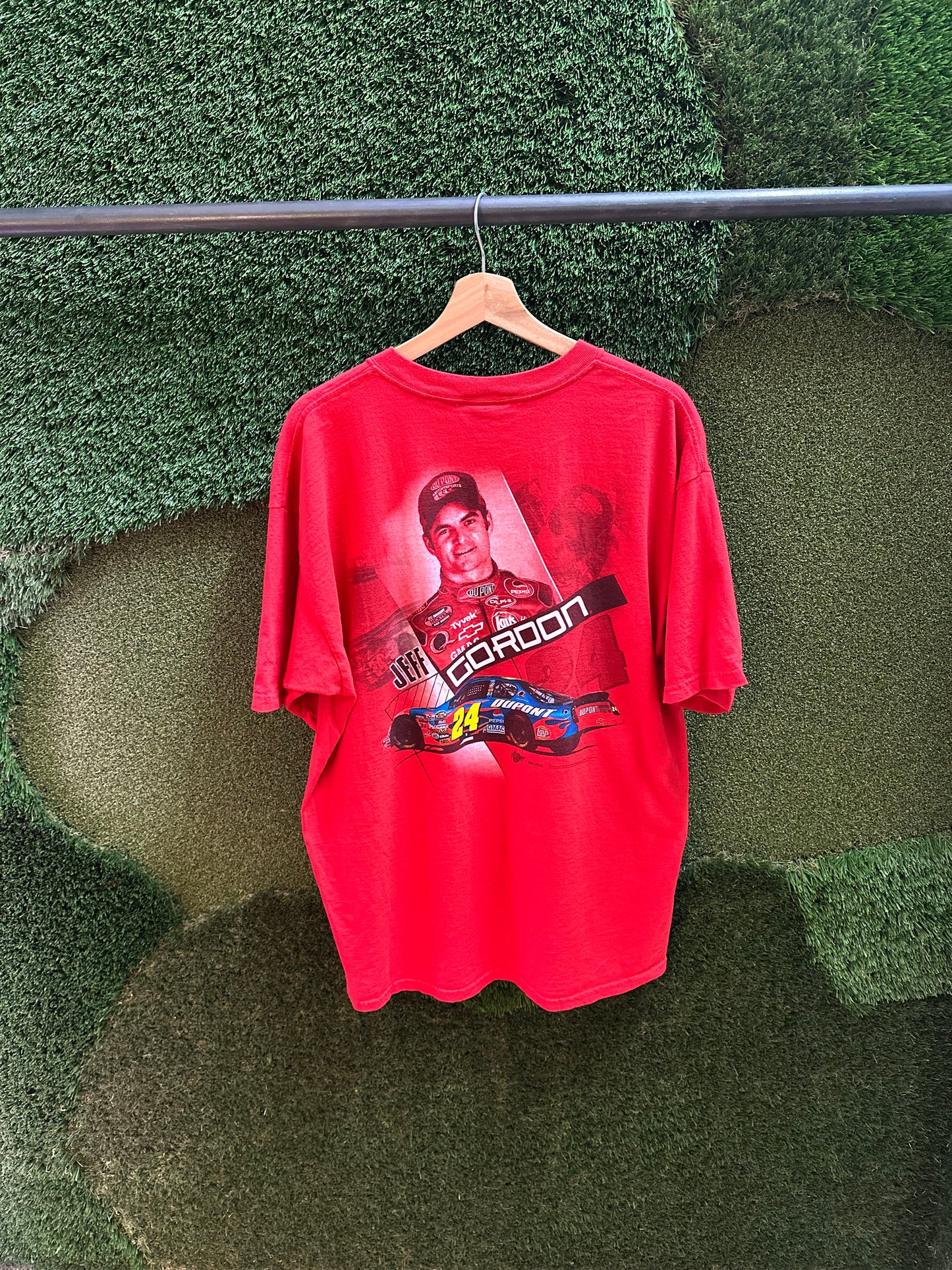 00s Jeff Gordon Racing T-shirt - XL