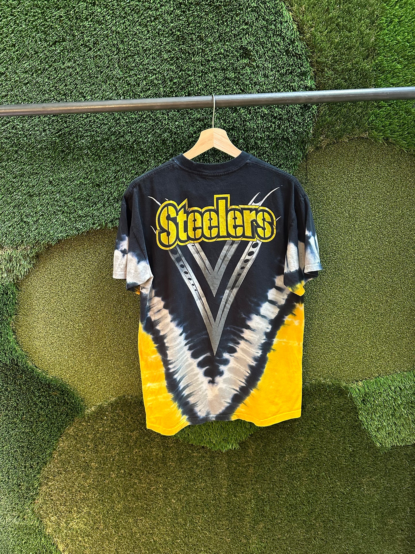 NFL Pittsburgh Steelers Tye Dye Logo T-shirt - M