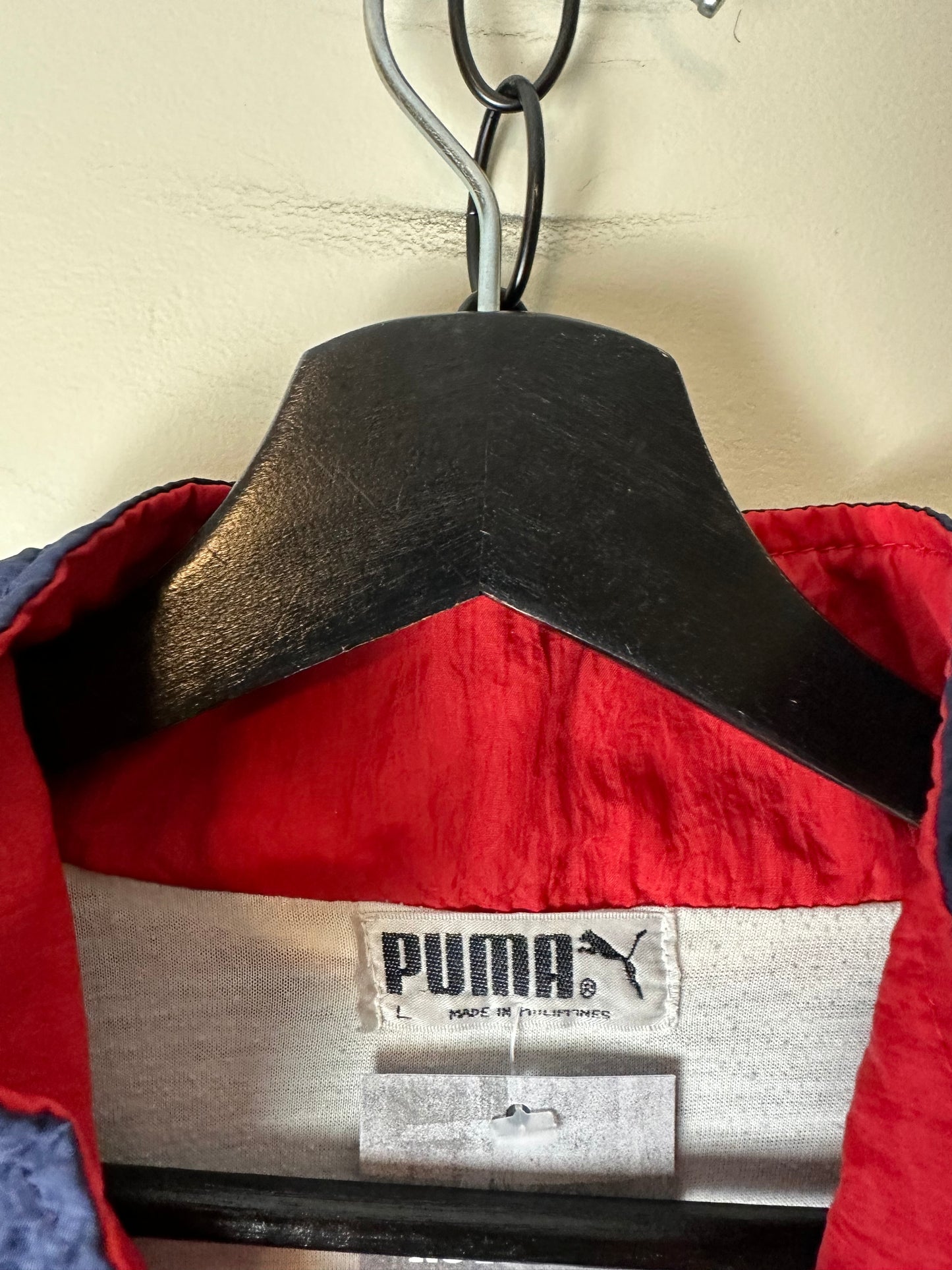 Vintage Puma Colour Blocking Zip-up Light Jacket - L