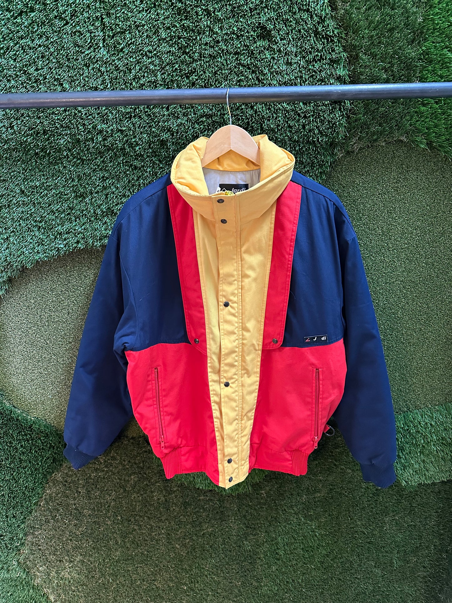 80s Jardi Colour Blocking Ski Jacket - L