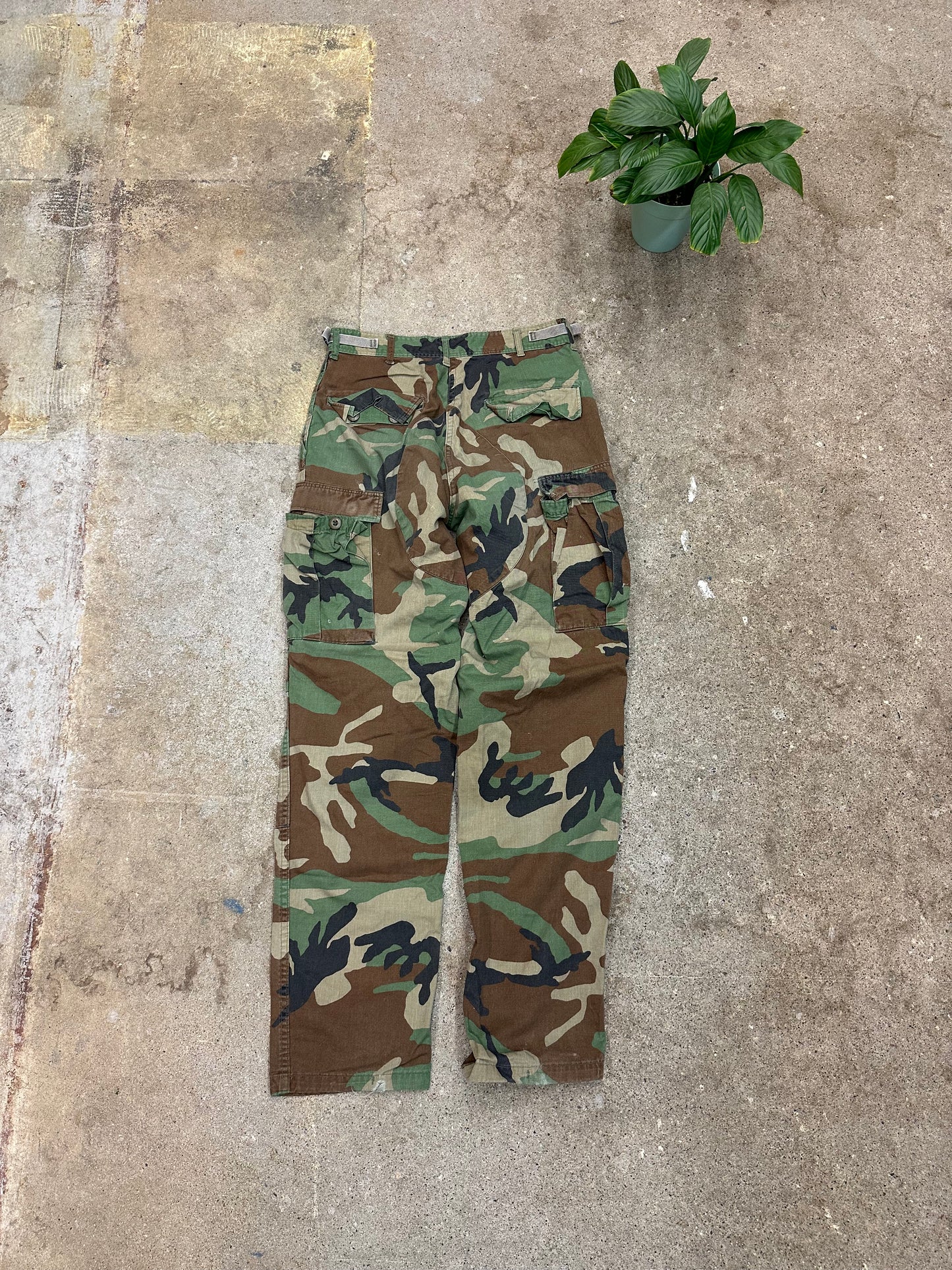 00s Military Camouflage Cargo Pants - 30