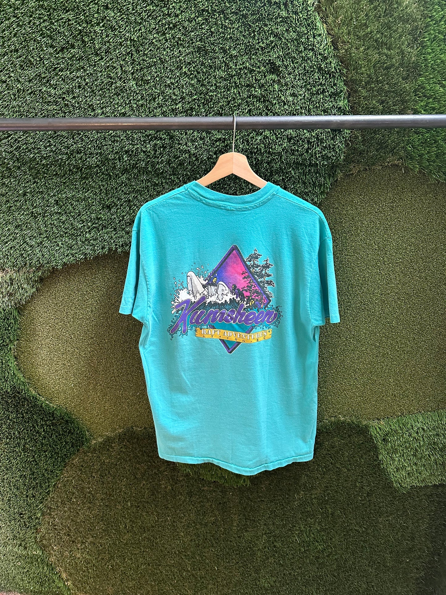 90s Kumsheen Raft Adventures T-shirt - L