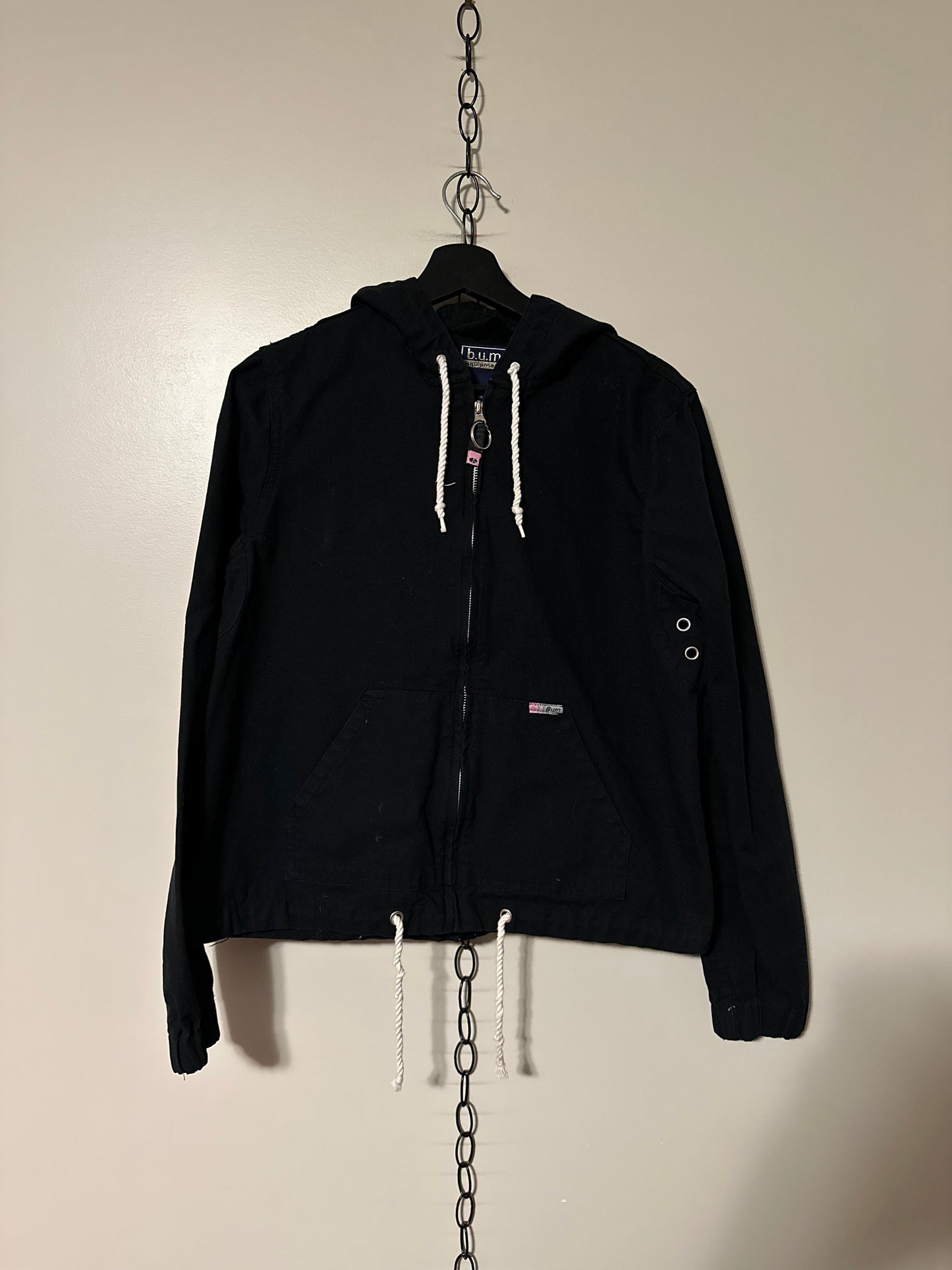 00s B.U.M Equipment Zip-up Hoodie - M